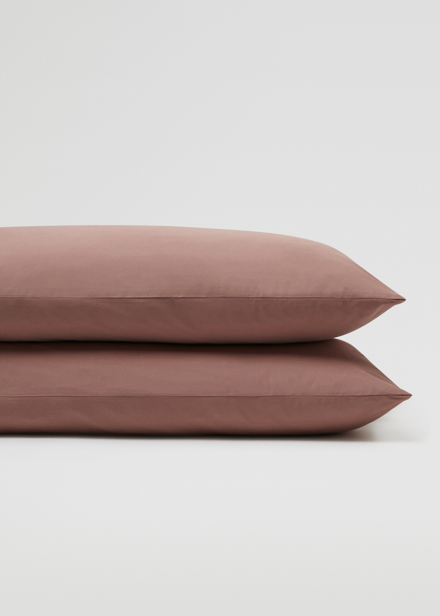 Percale cotton pillow cover 50x75cm (Pack of two) - Medium plane