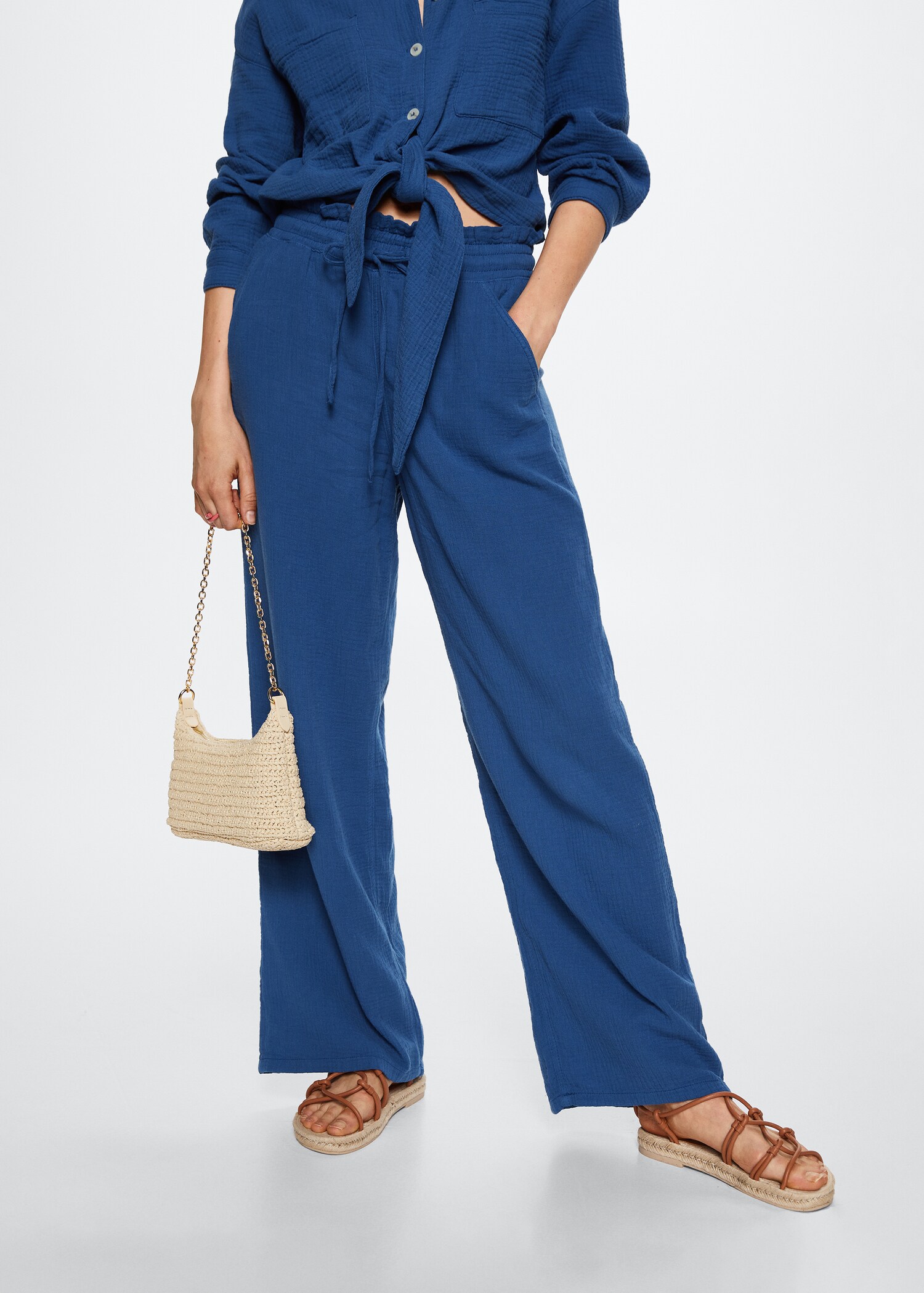 Bambula cotton trousers - Medium plane
