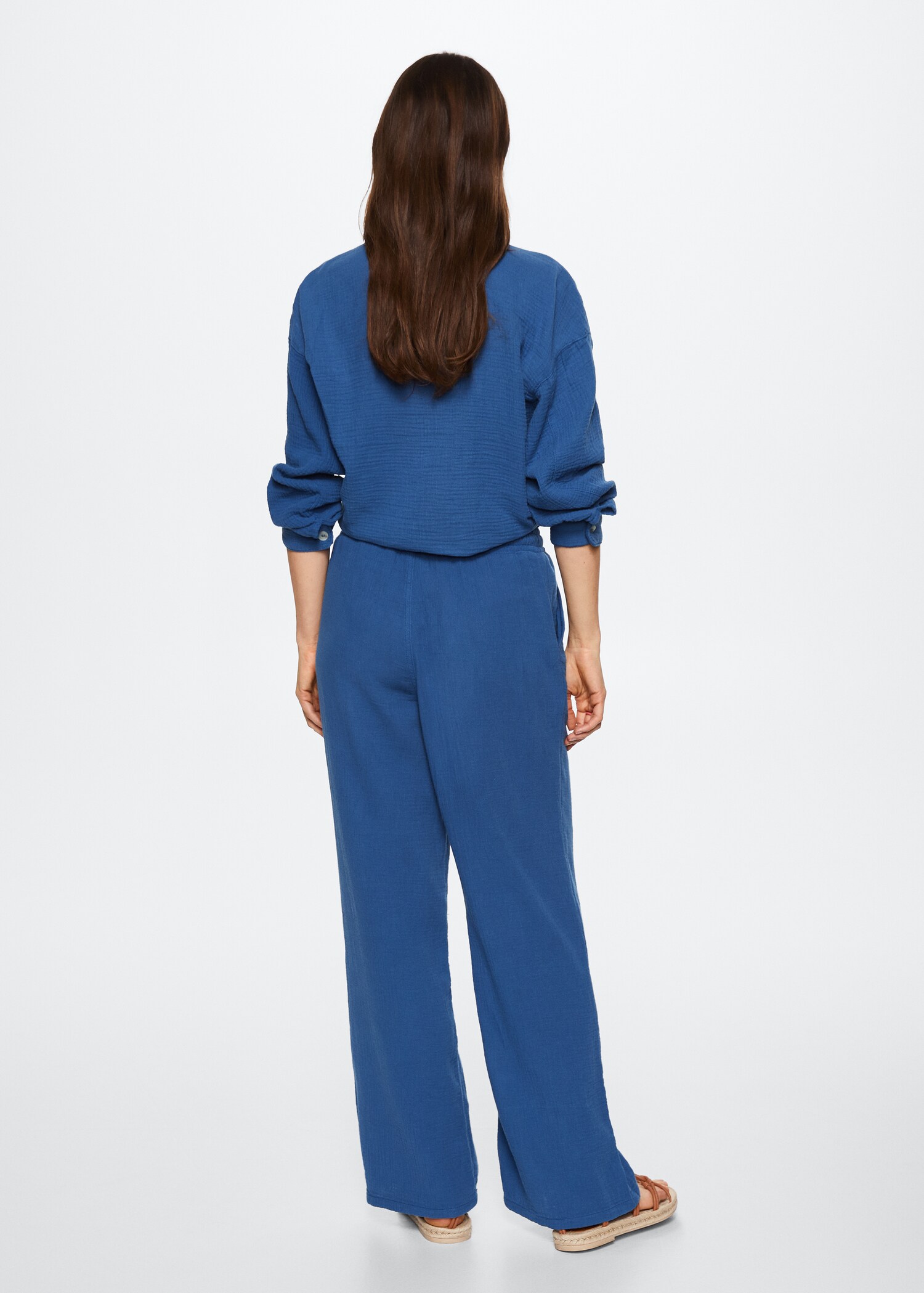 Bambula cotton trousers - Reverse of the article