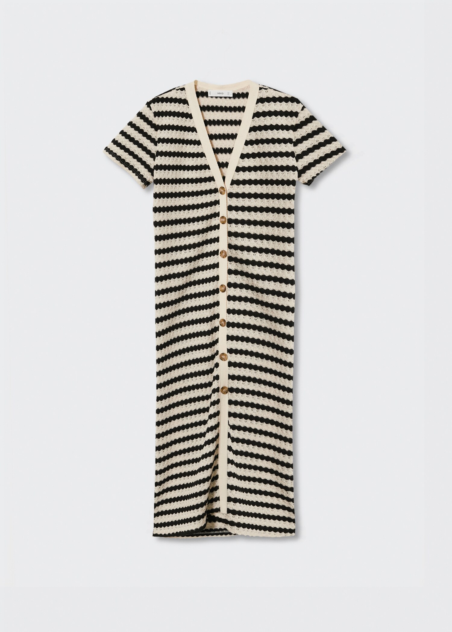Striped jersey dress - Article without model