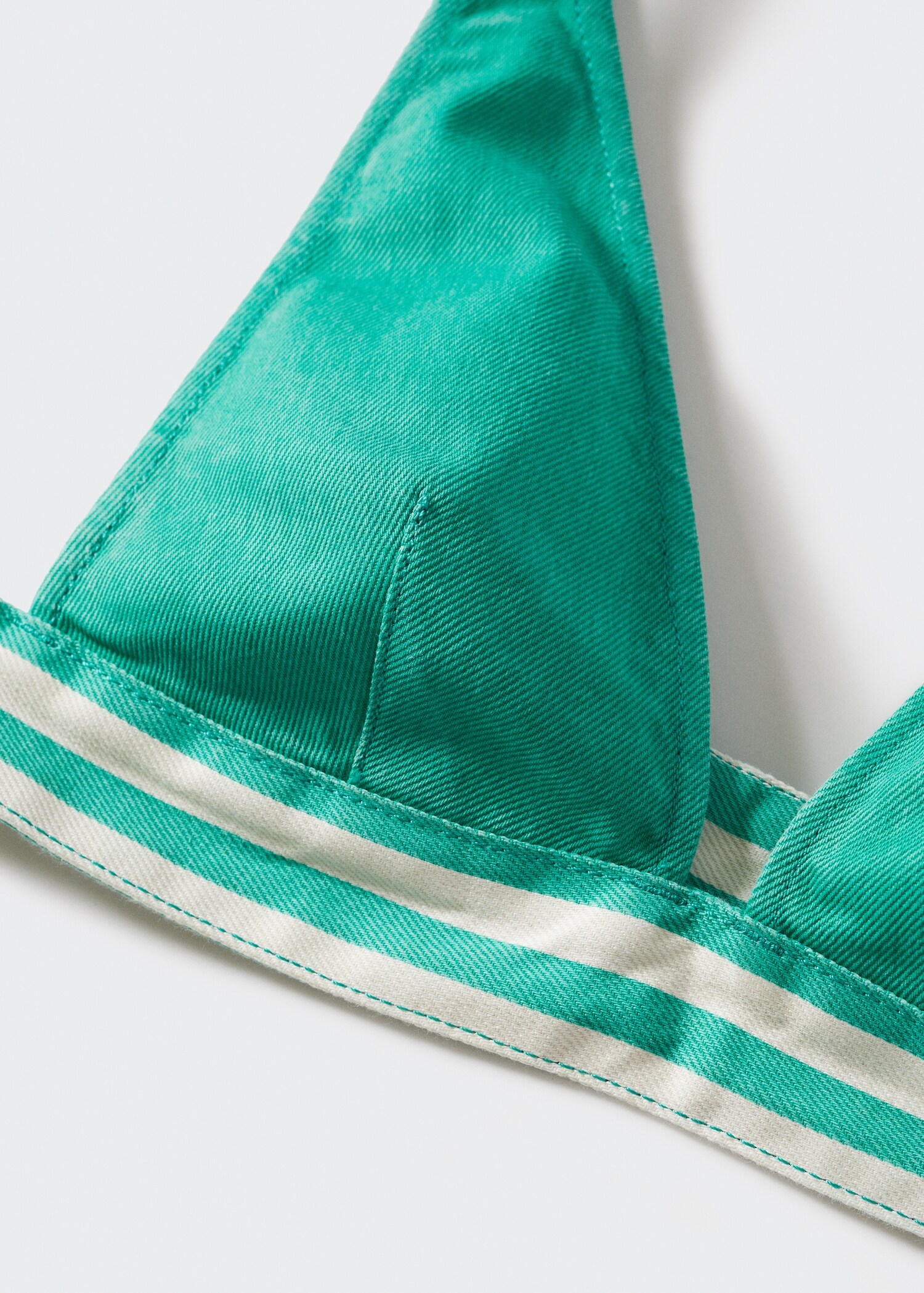 Denim crop top - Details of the article 8