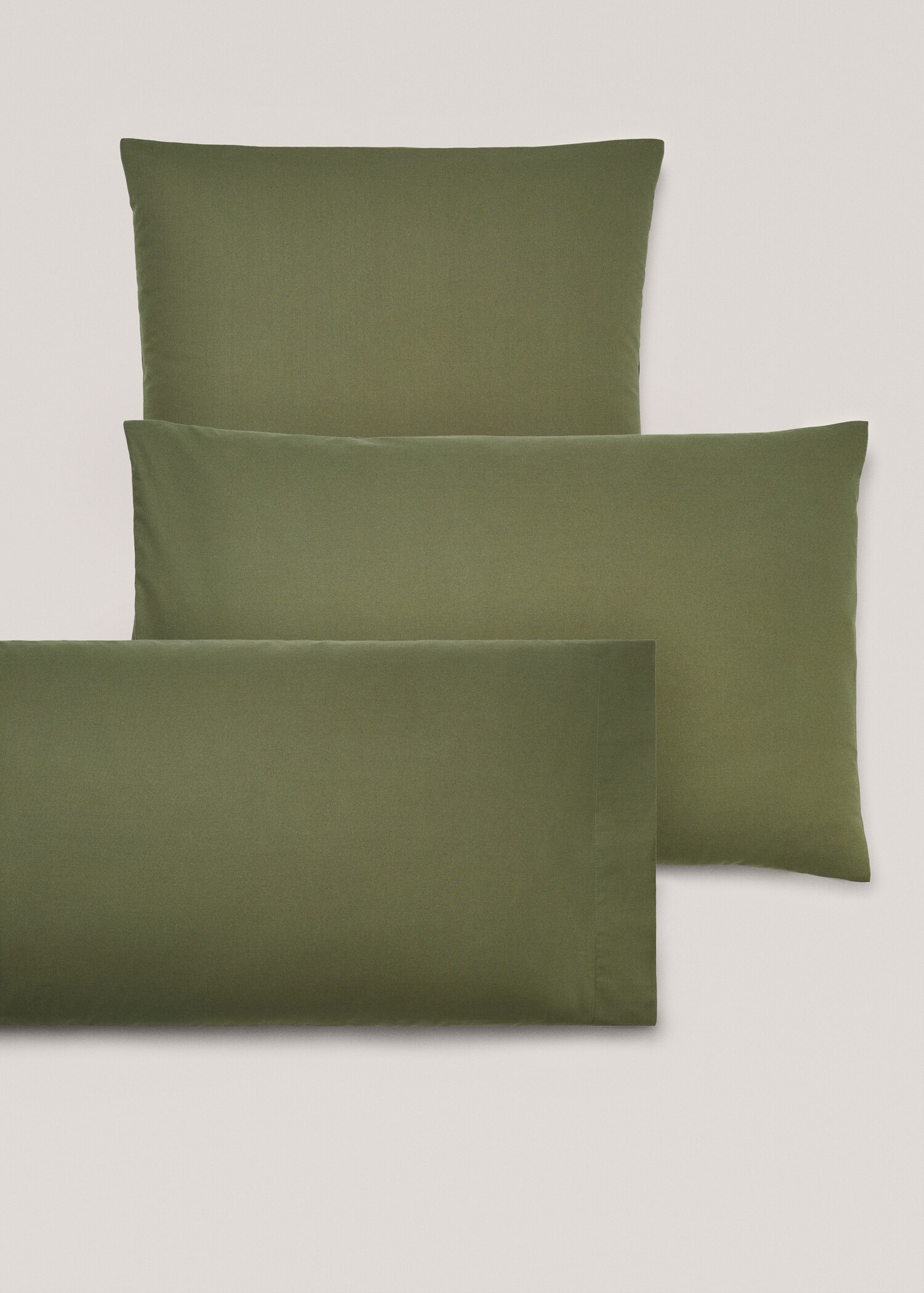 Percale cotton 180 threads cushion case 60X60cm - Details of the article 4