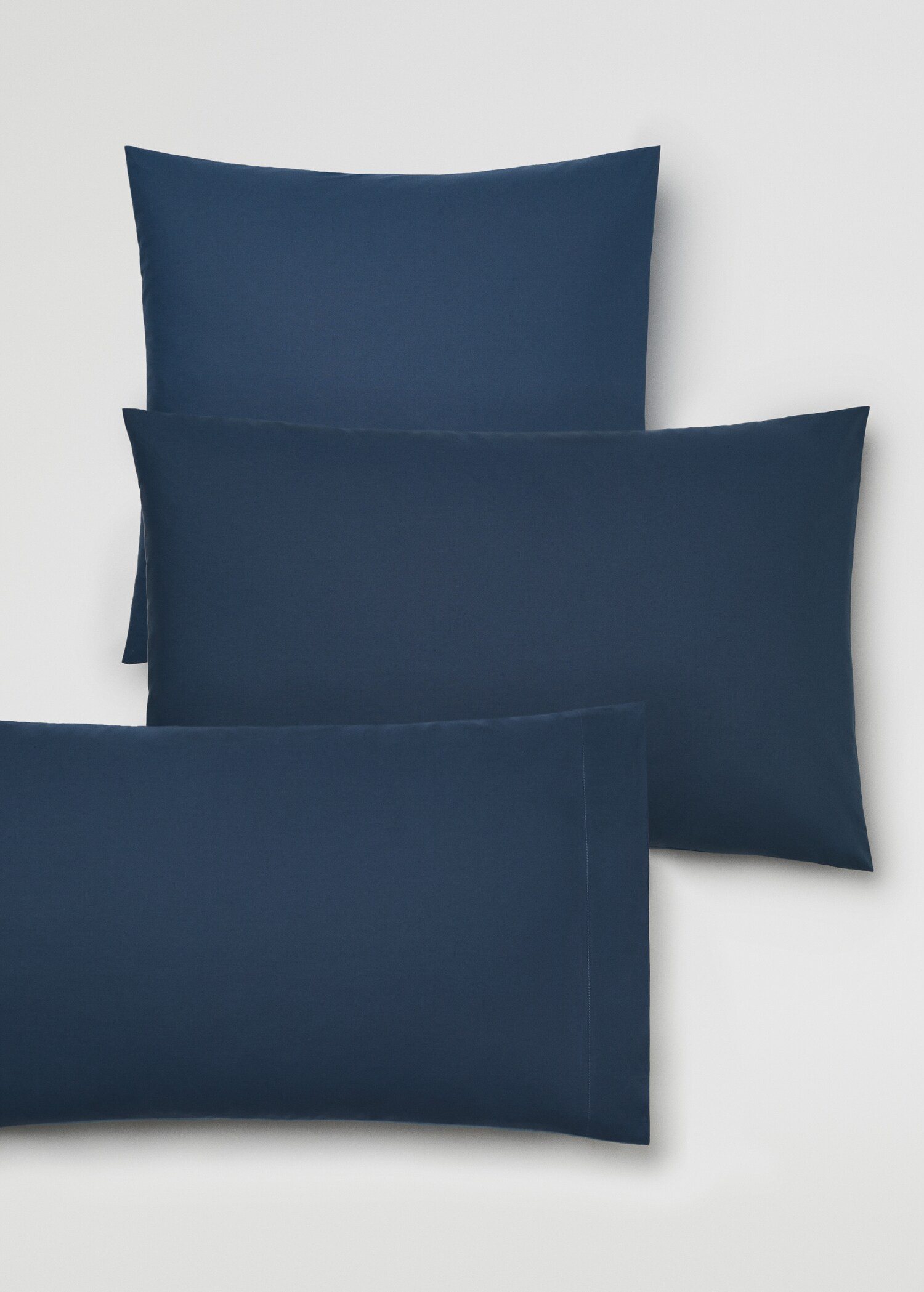 Percale cotton 180 threads cushion case 60X60cm - Details of the article 5