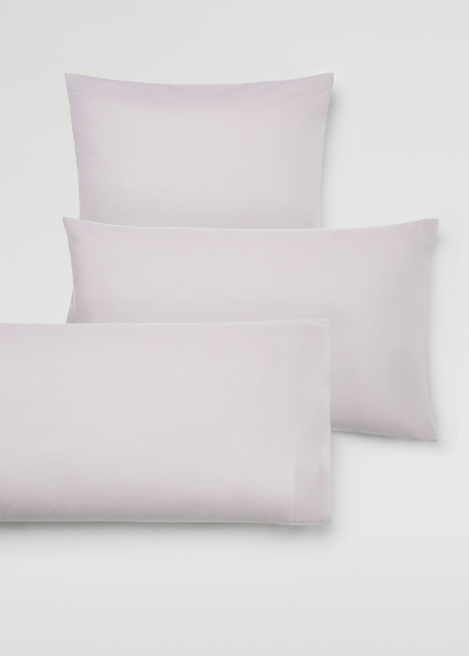 Percale cotton 180 threads cushion case 60X60cm - Details of the article 5