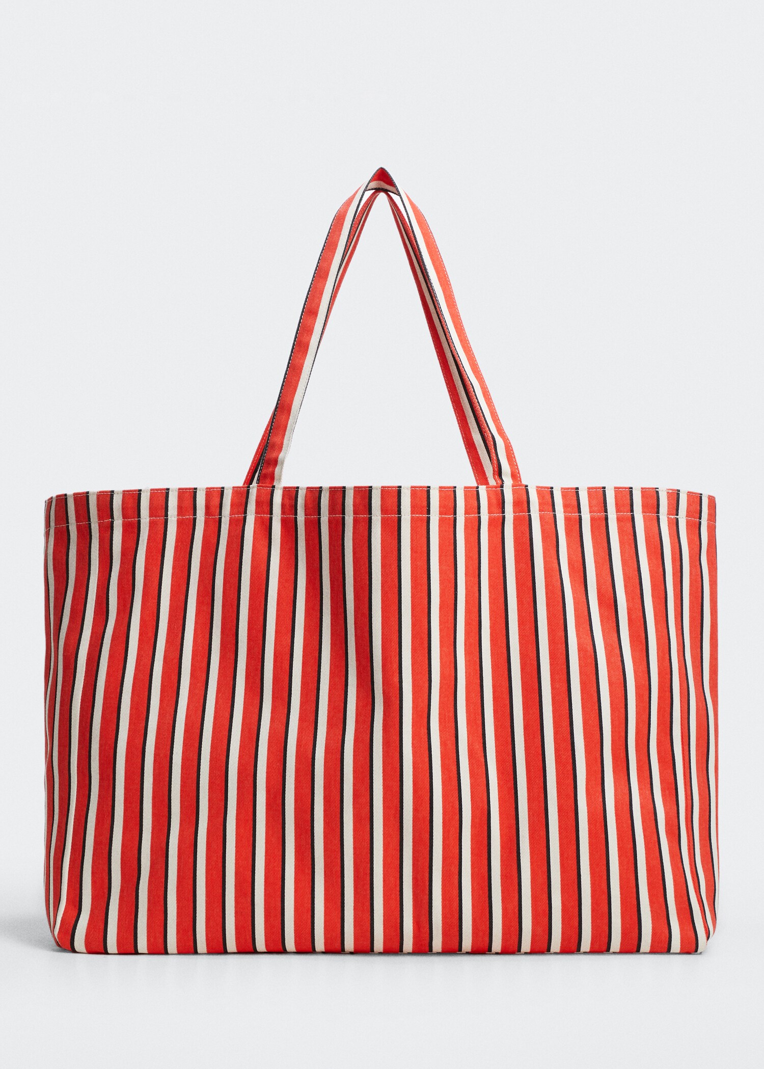 Shopper-Tasche mit Streifen - Artikel ohne Model