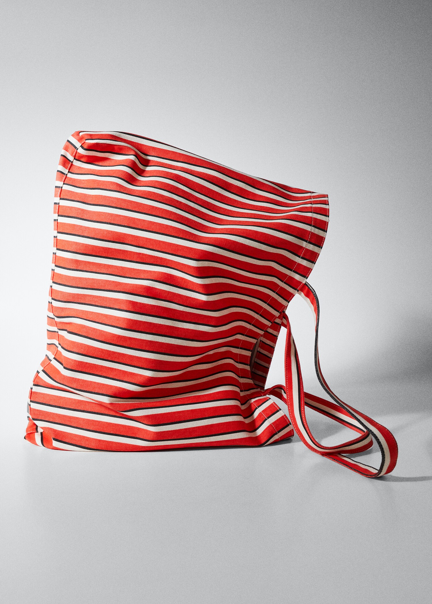 Shopper-Tasche mit Streifen - Detail des Artikels 3
