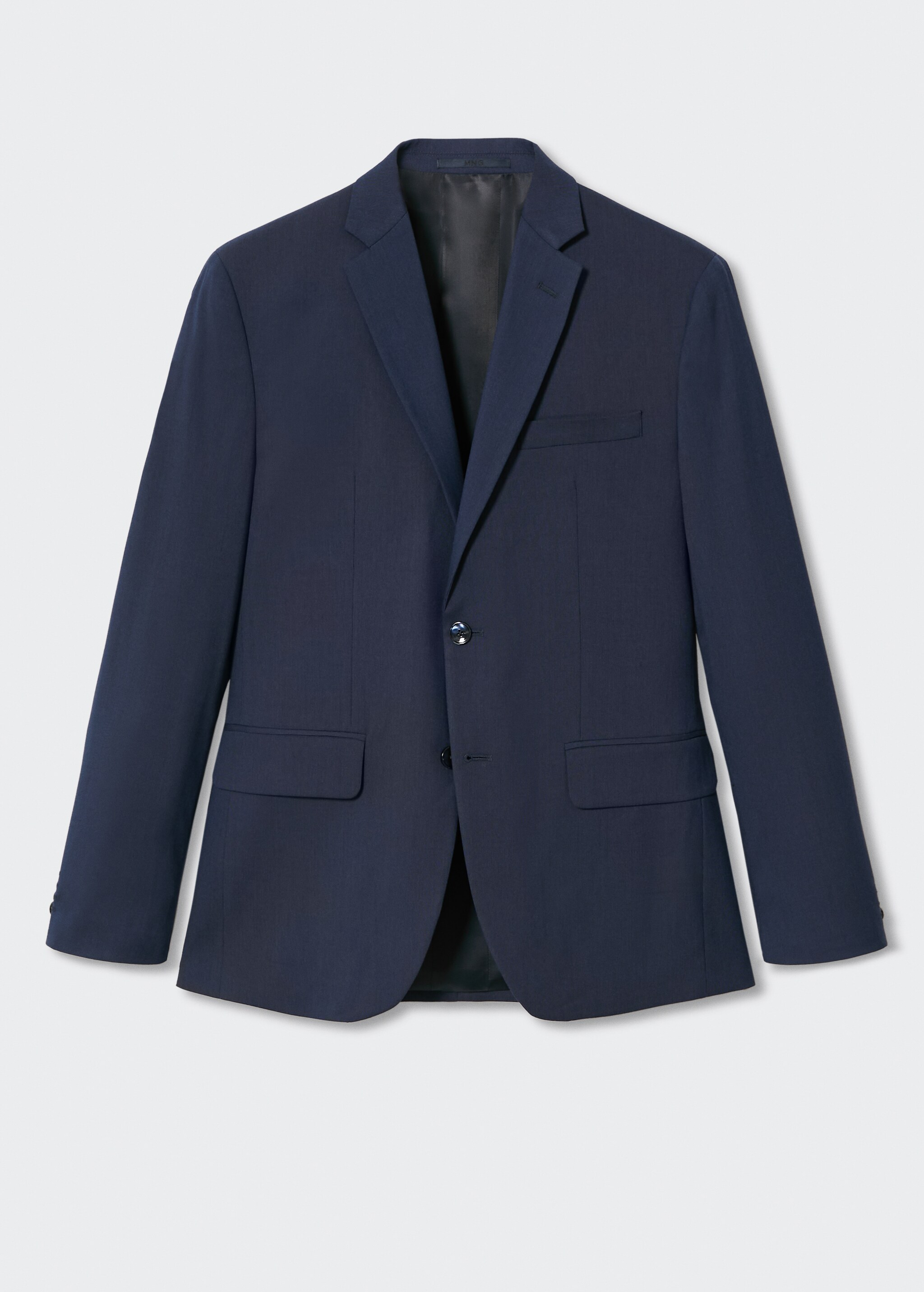 Slim fit microstructure suit blazer - Article without model