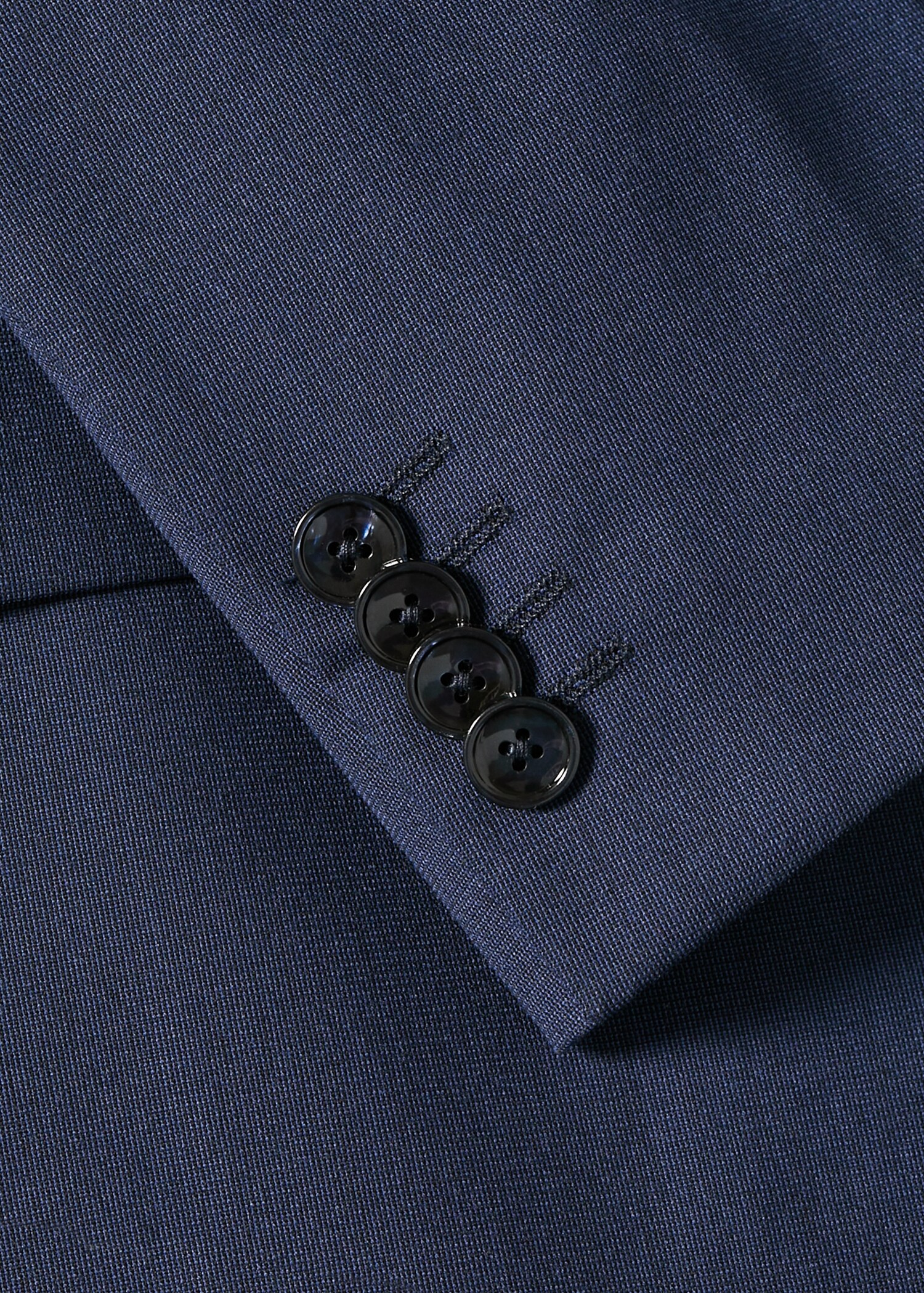 Slim fit microstructure suit blazer - Details of the article 7