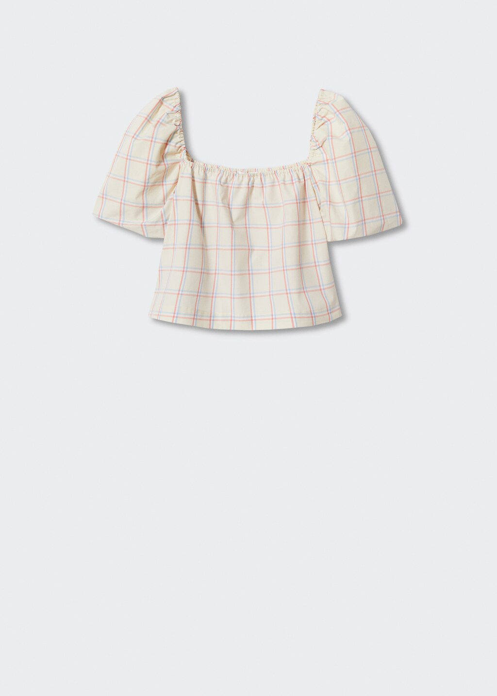 Puff Sleeve Checked SET-UP トップスのみ gzz01969_white_xl?w=537&qlt=