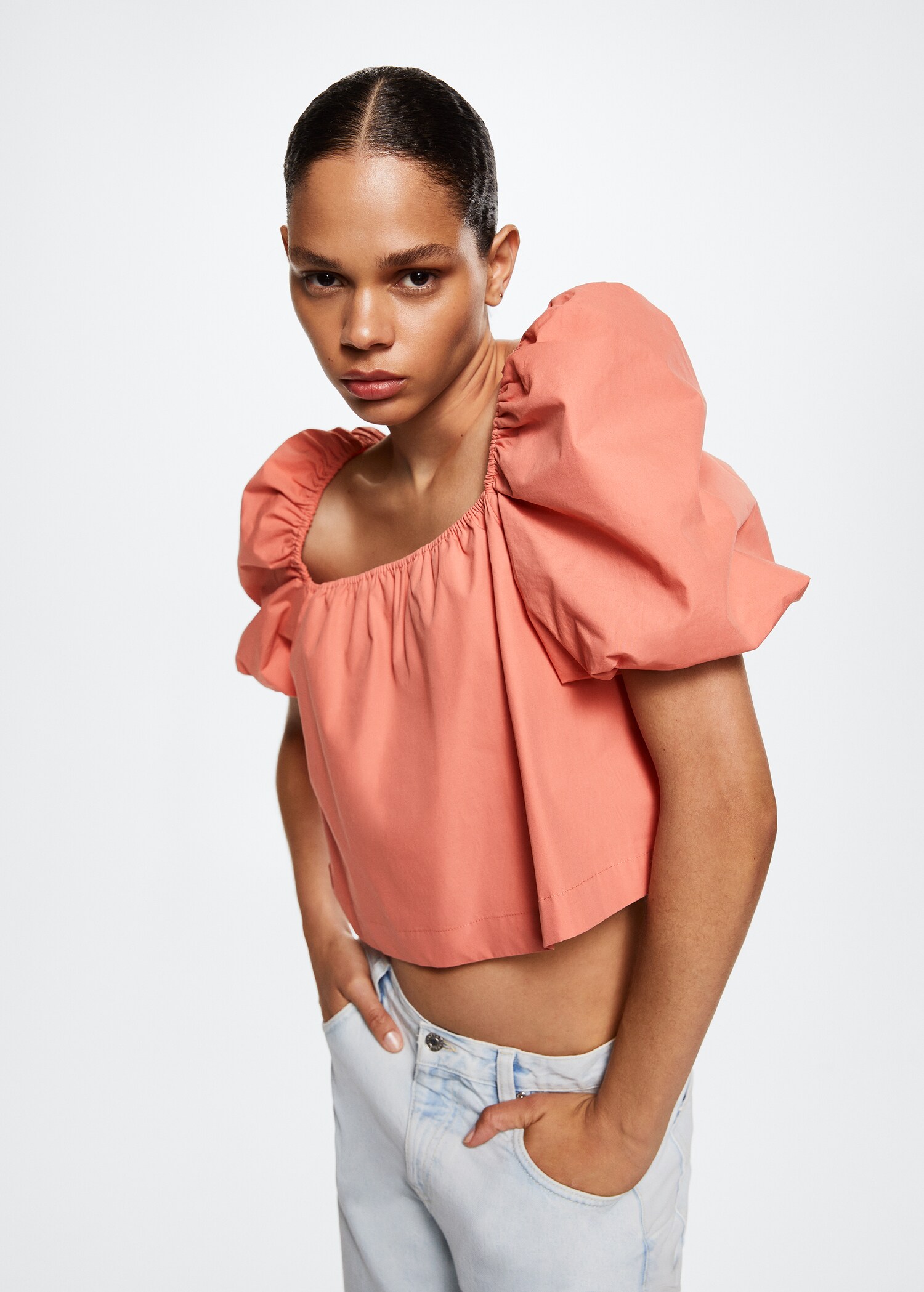Puff sleeve top - Details of the article 2