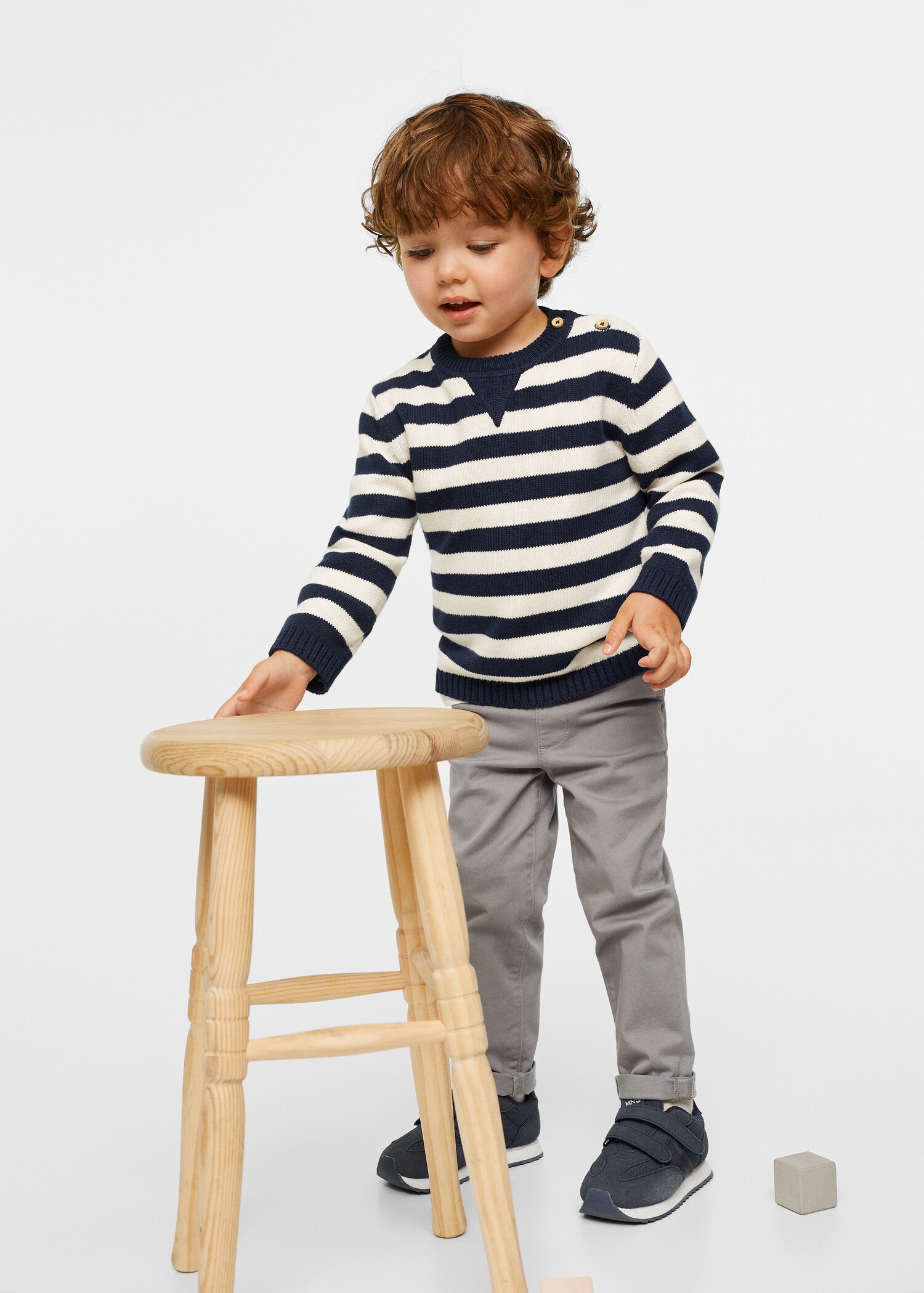 Elastic waist trousers - Medium plane