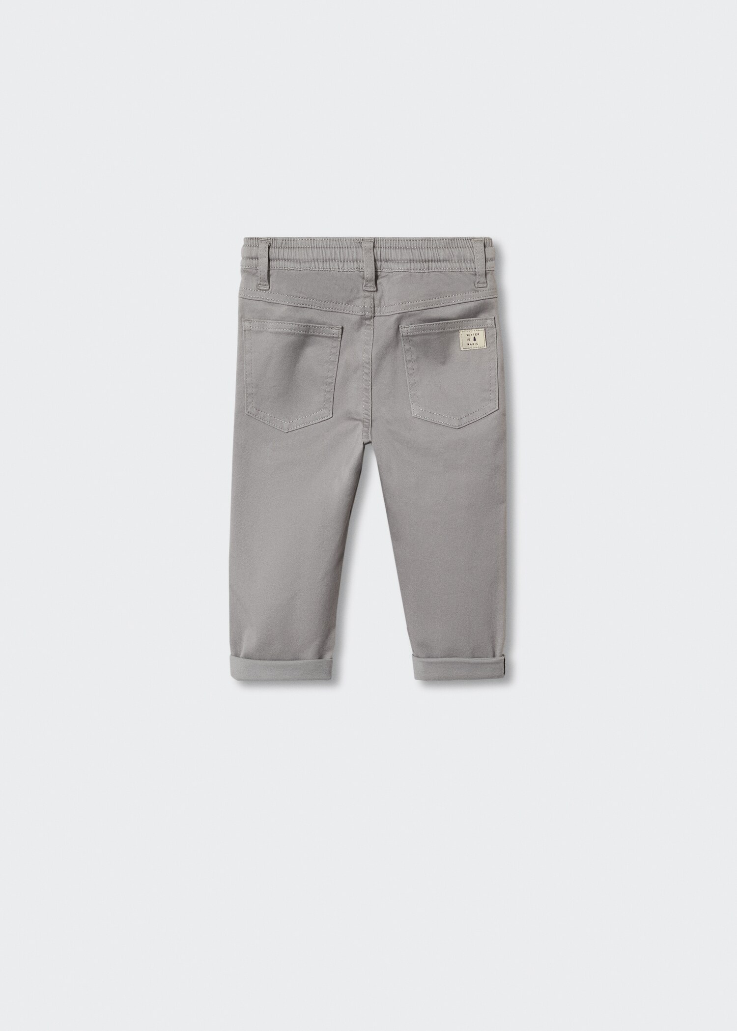 Elastic waist trousers - Reverse of the article