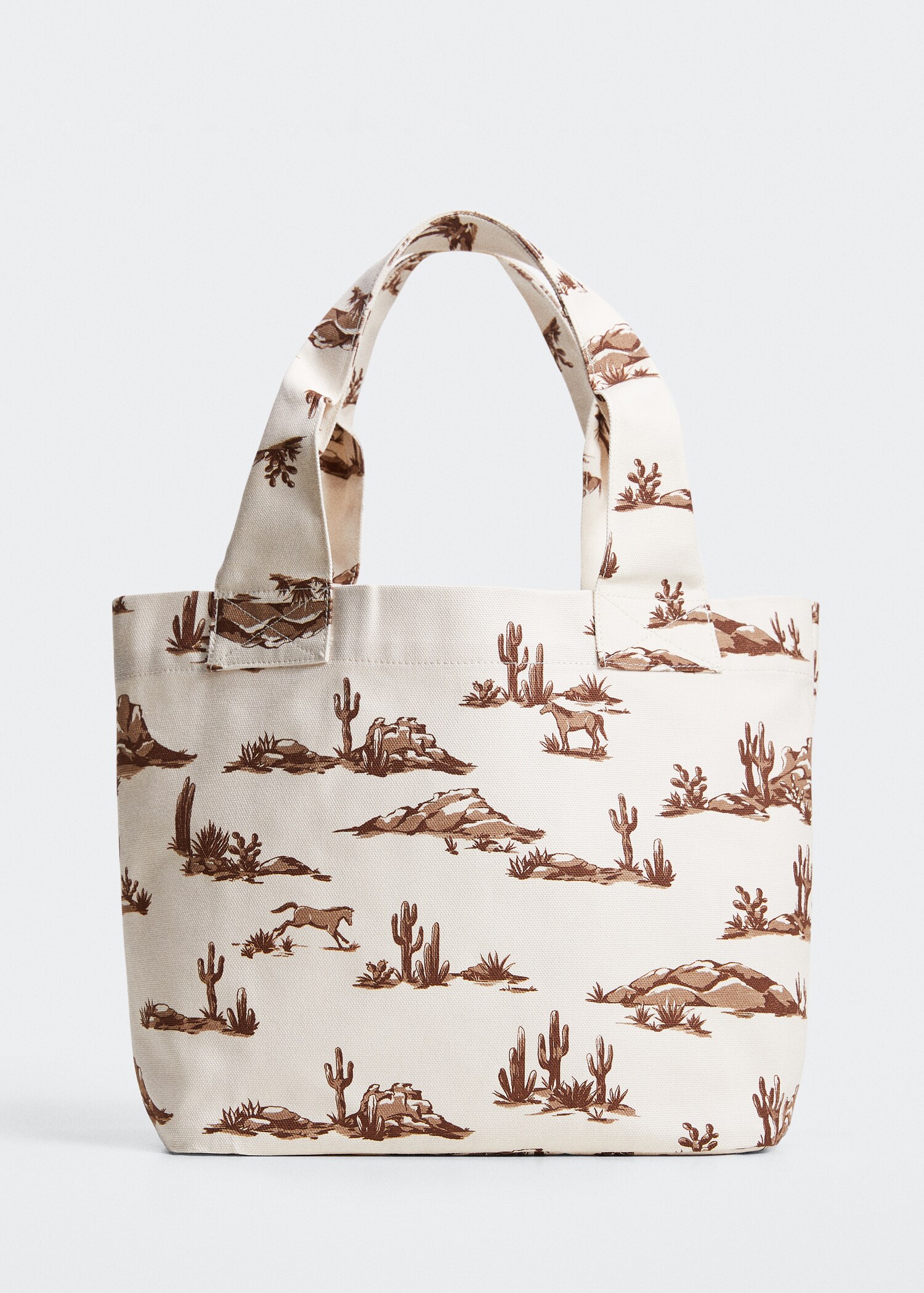 Torba shopper ze wzorem - Artykuł bez modela/modelki