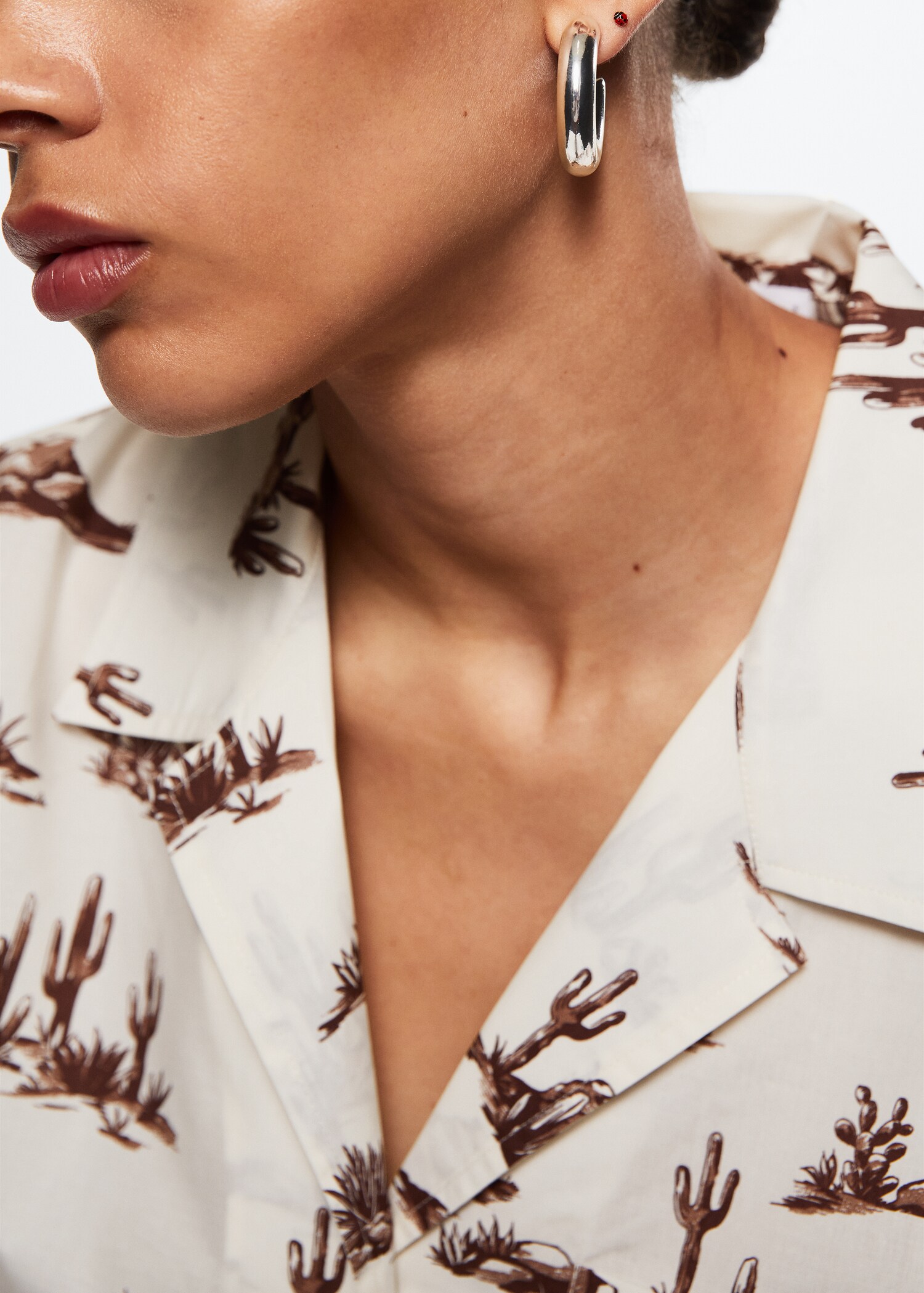 Camisa cotó estampada - Detall de l'article 1