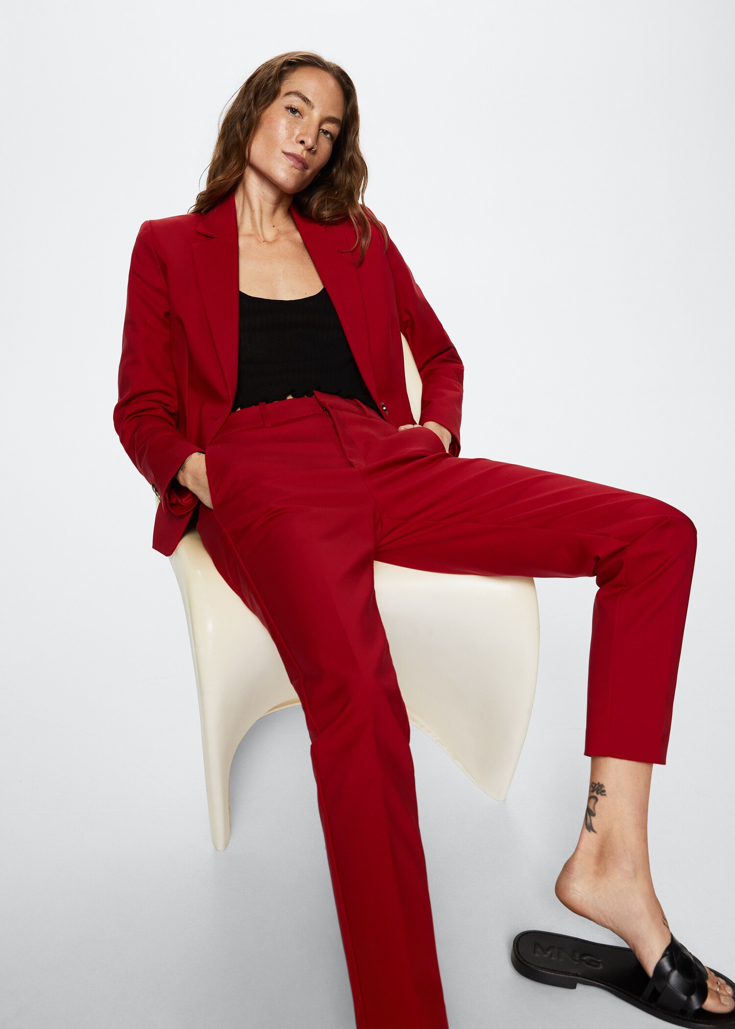 Pantalon de costume cigarette - Détail de l'article 1