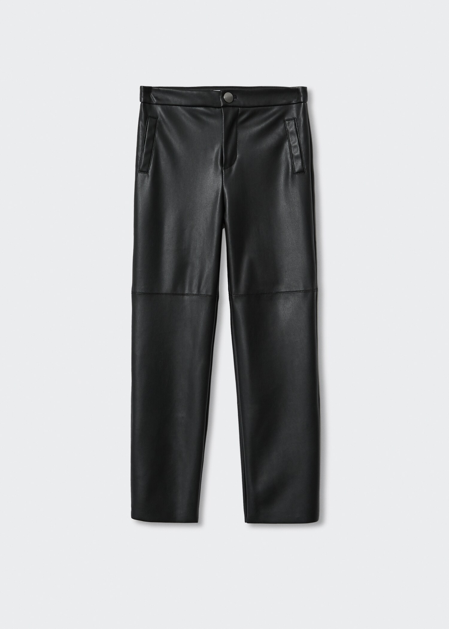 Leather-effect trousers - Article without model