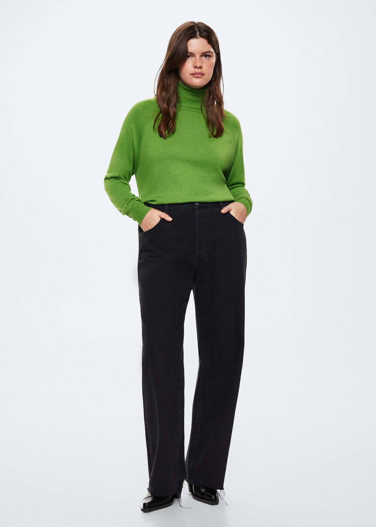 Turtleneck knitted sweater - Details of the article 3