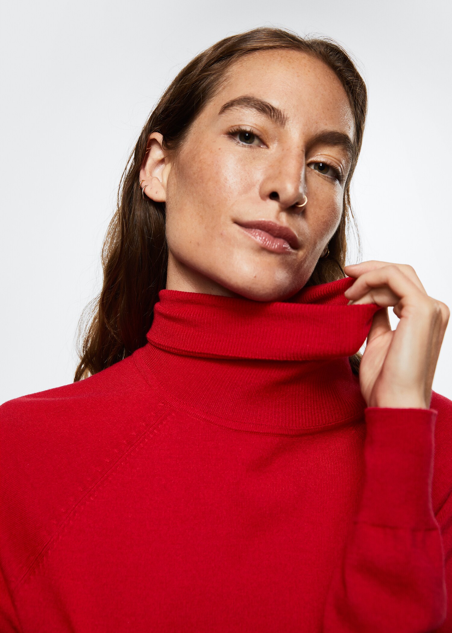 Turtleneck knitted sweater - Details of the article 1