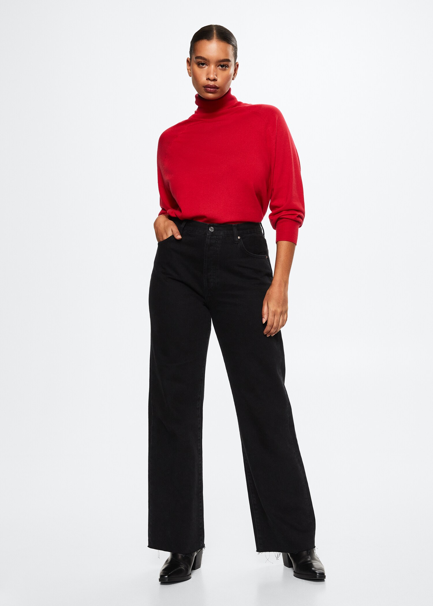 Turtleneck knitted sweater - Details of the article 3