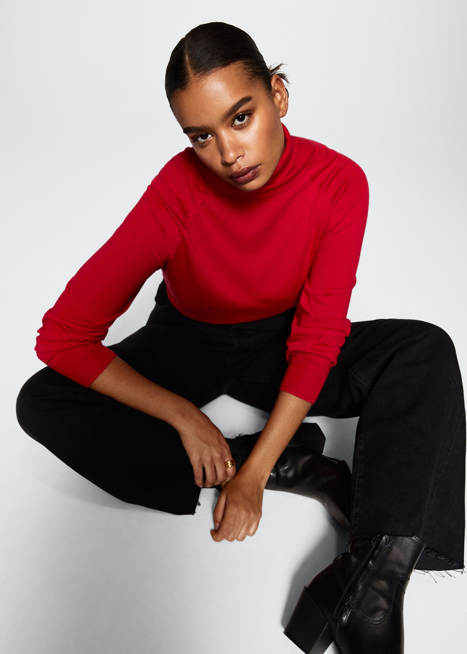 Turtleneck knitted sweater - Details of the article 5