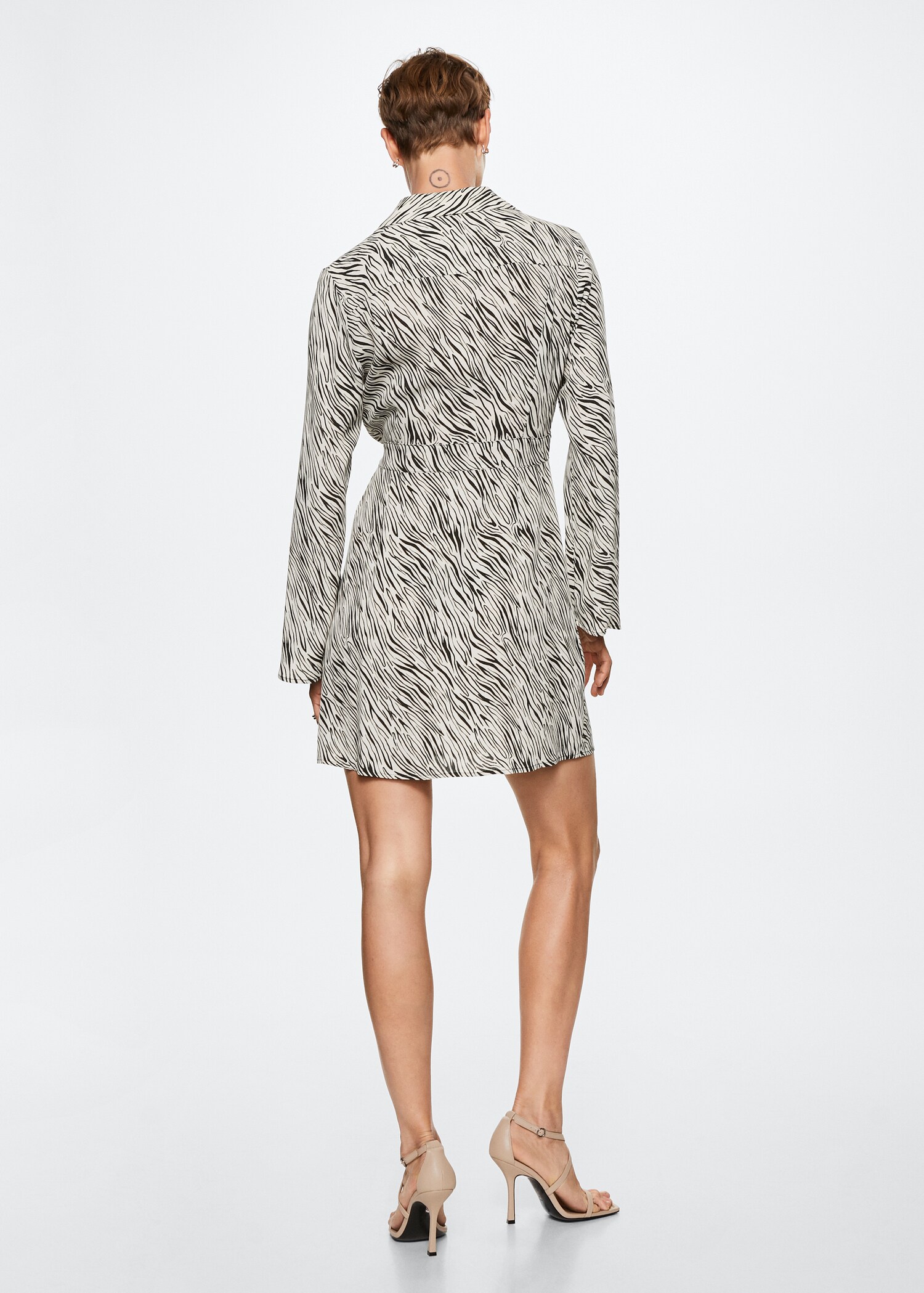 Animal print dress - Reverse of the article