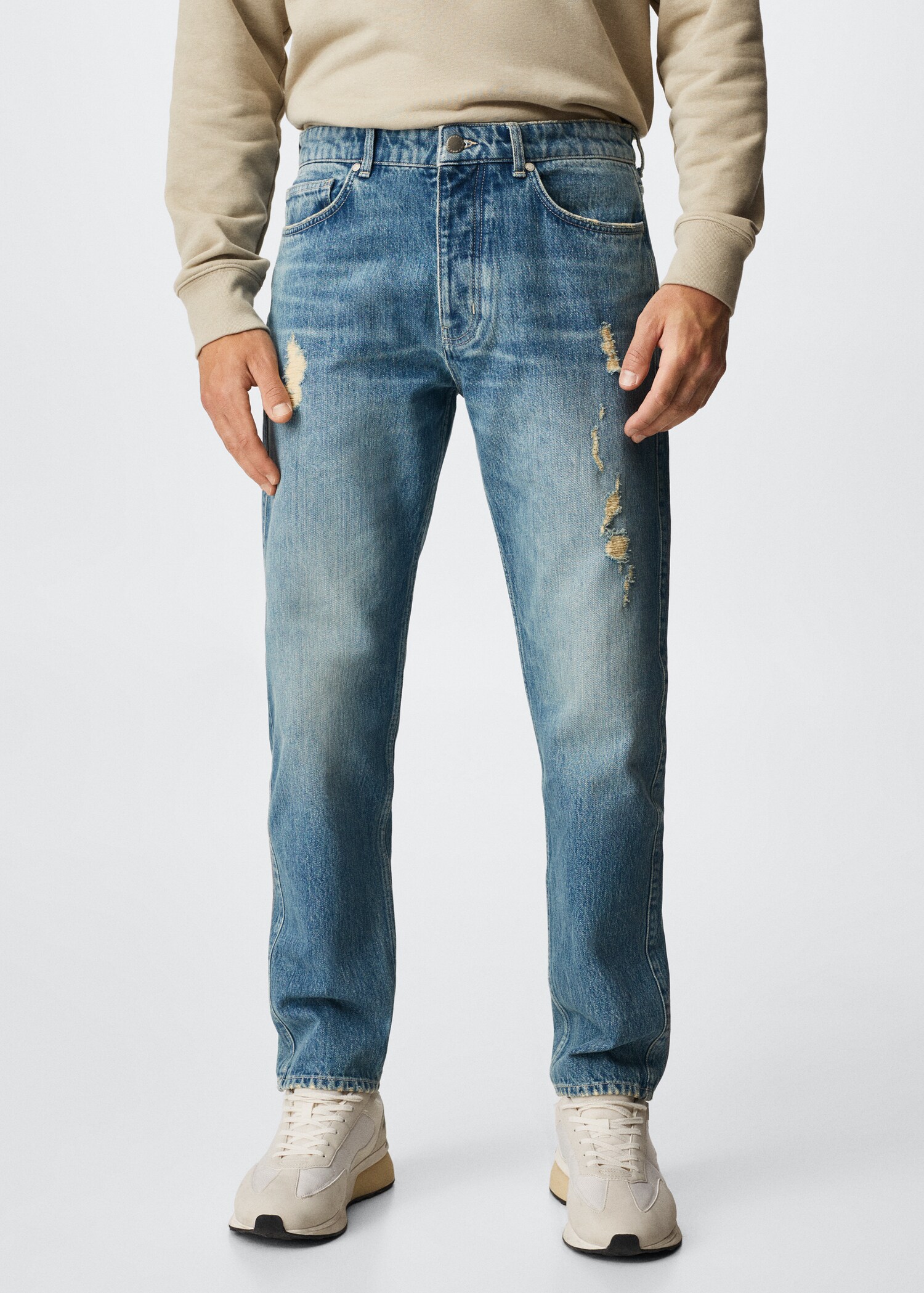 Texans straight-fit estrips  - Pla mig