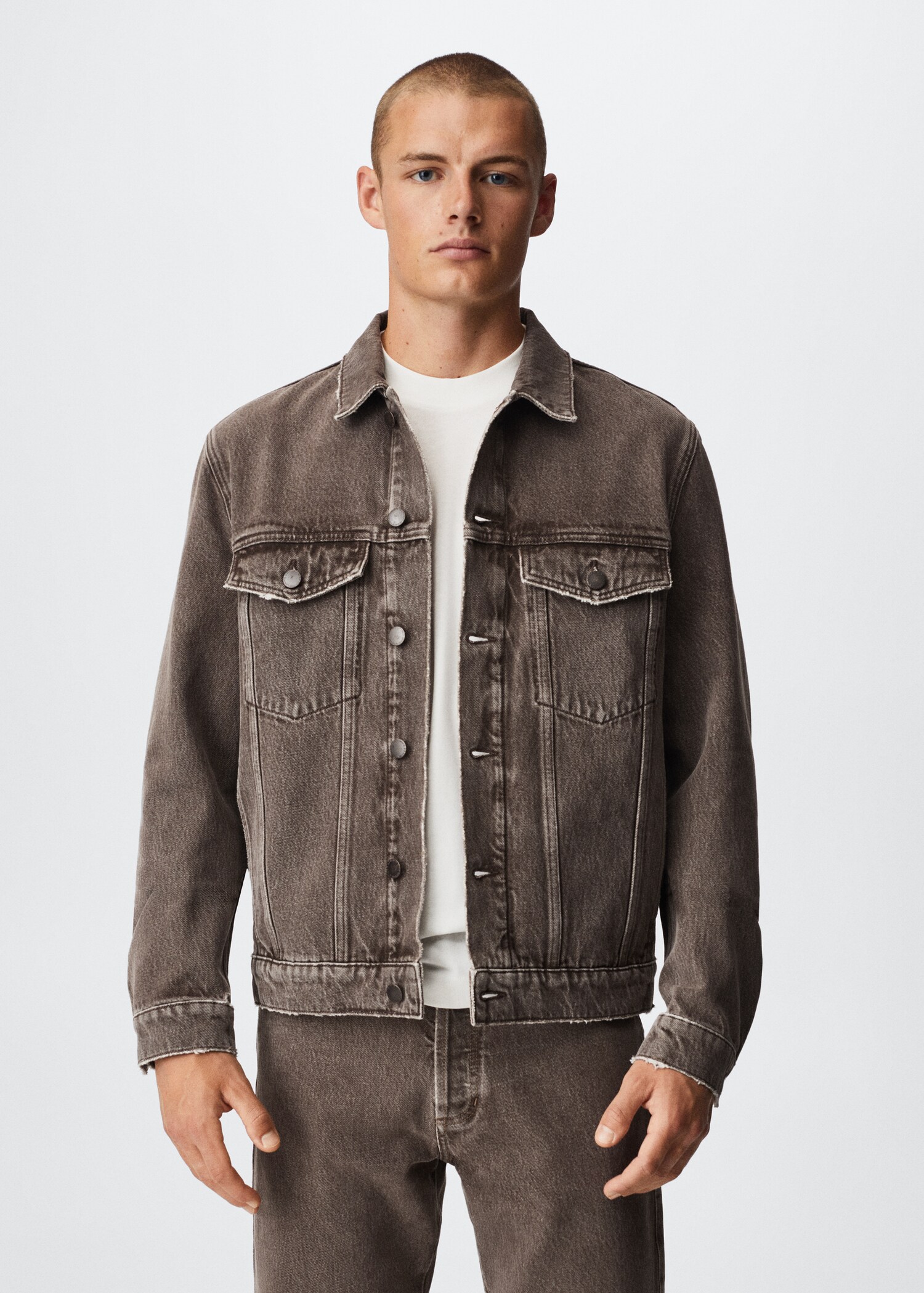 Oversize denim jacket - Medium plane