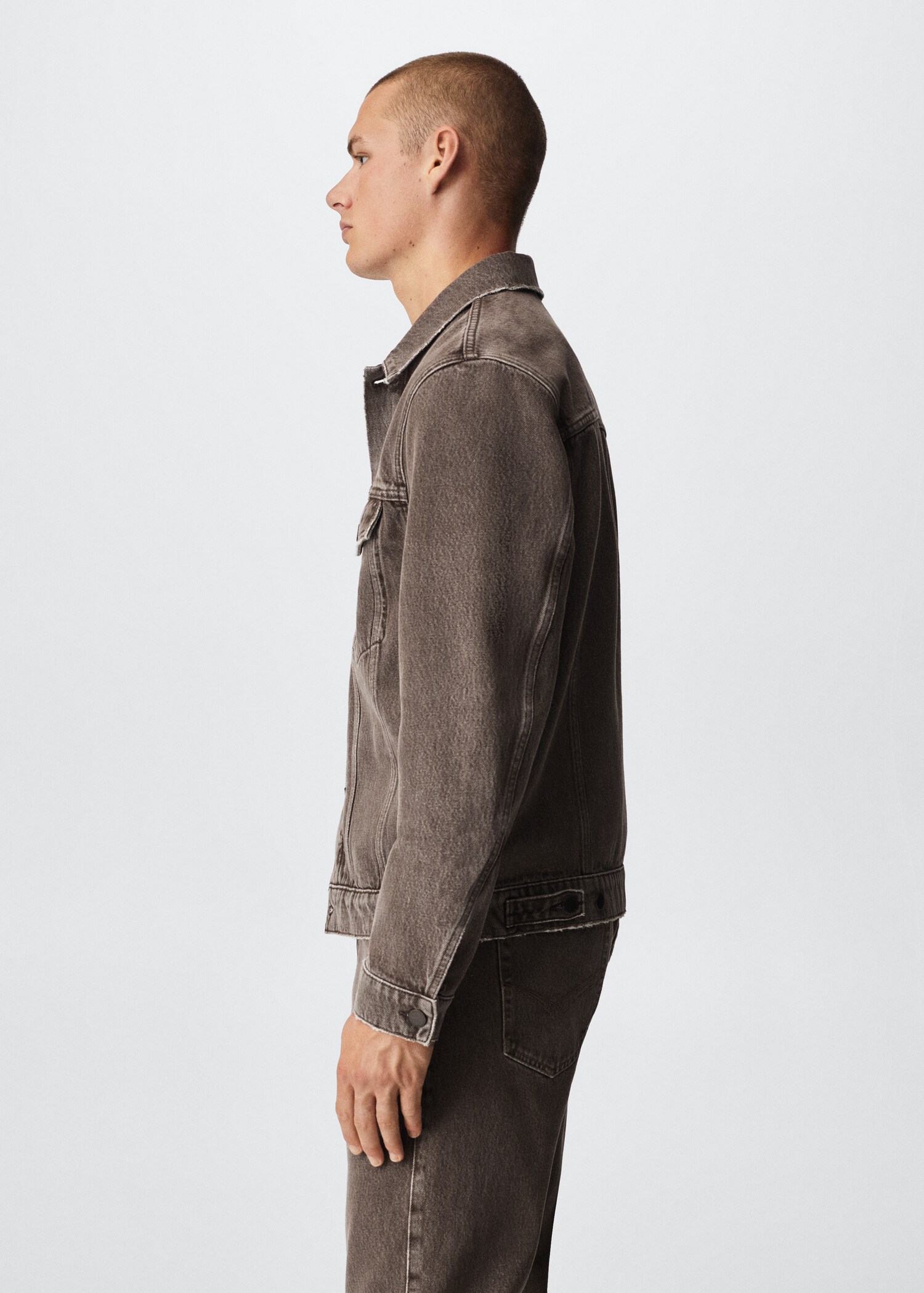 Oversize denim jacket - Details of the article 2