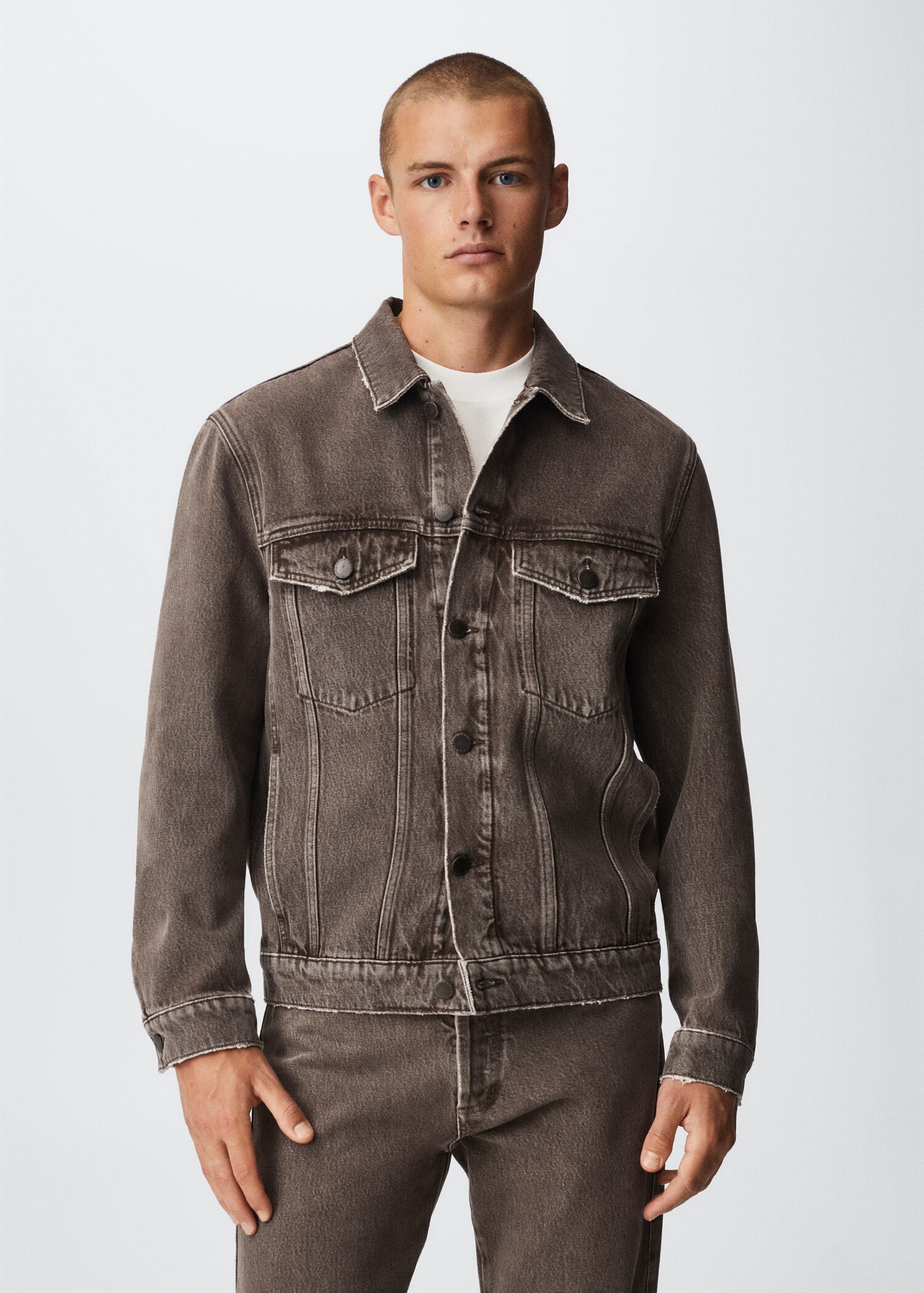 Oversize denim jacket - Details of the article 3