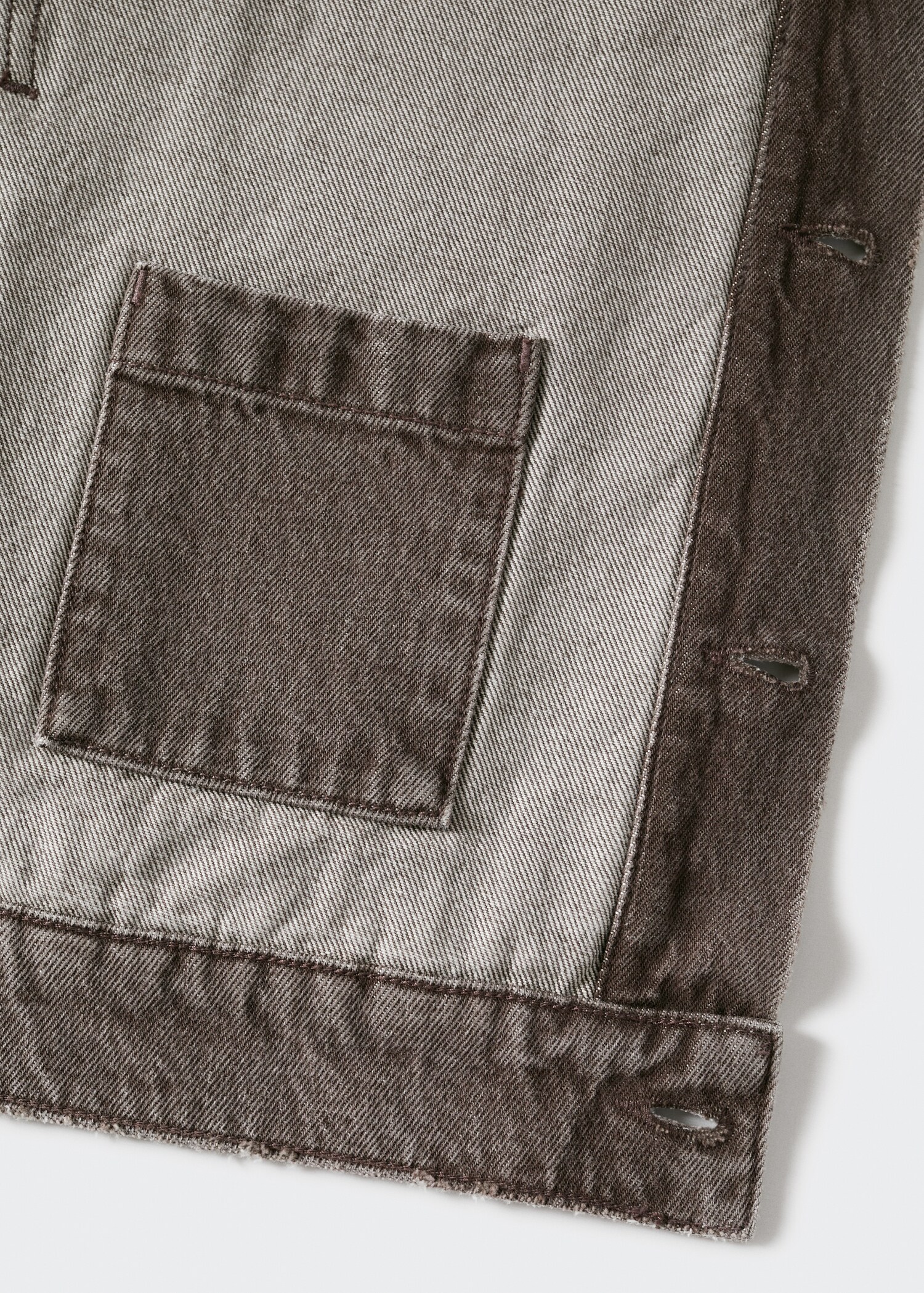 Oversize denim jacket - Details of the article 8