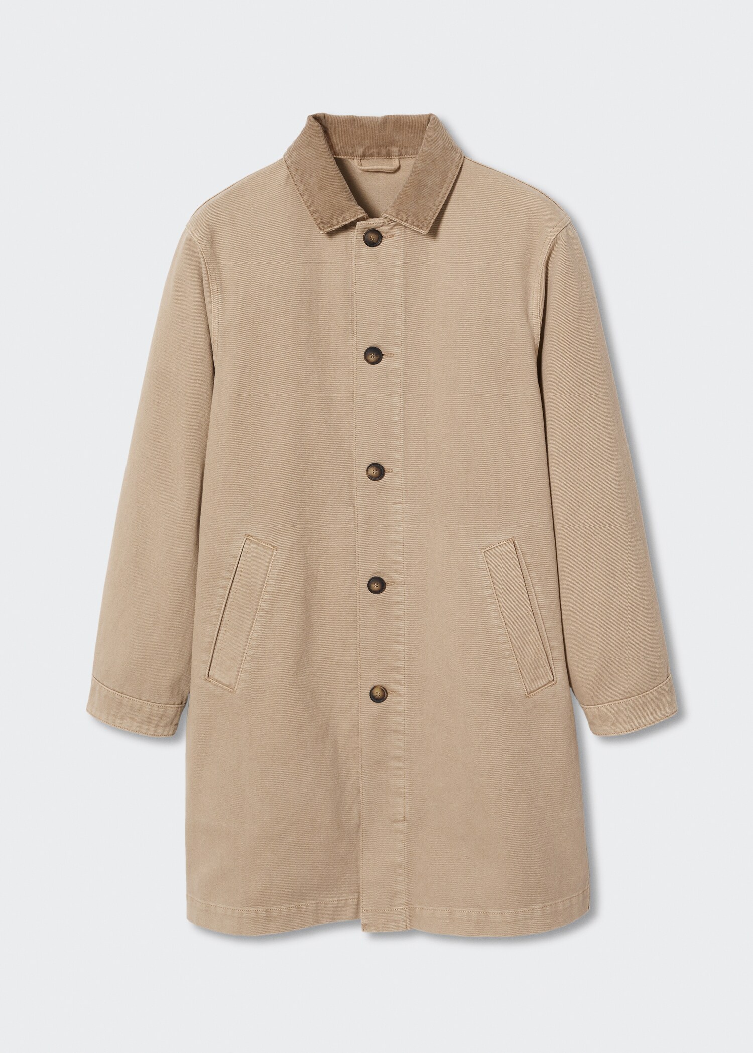 Denim trench coat - Article without model