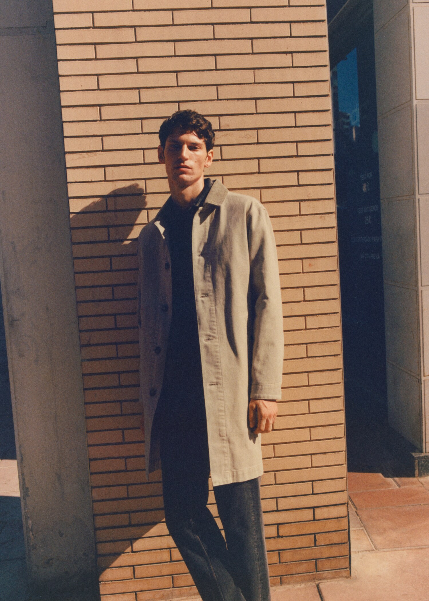 Denim trench coat - Details of the article 5