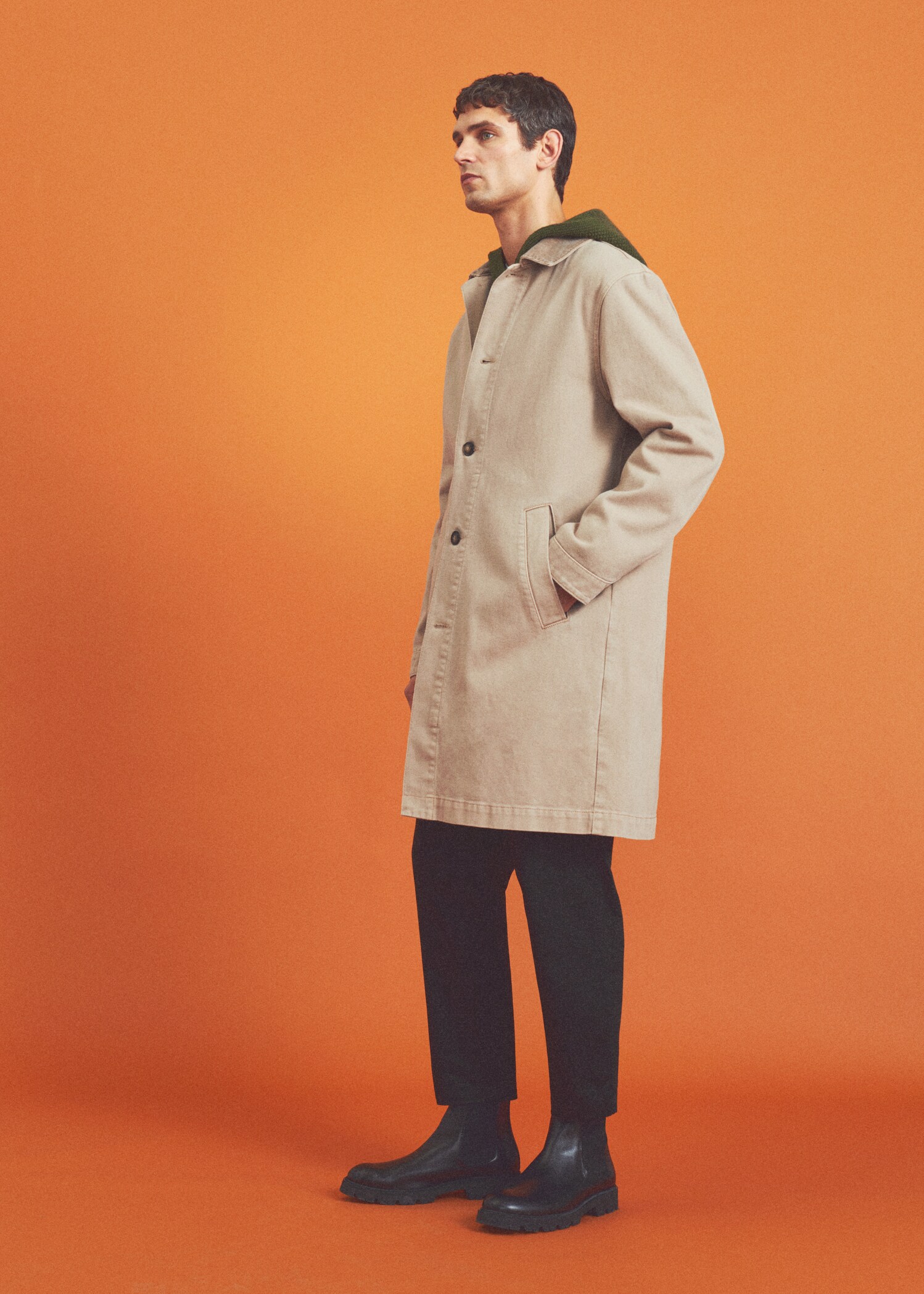 Denim trench coat - Details of the article 6