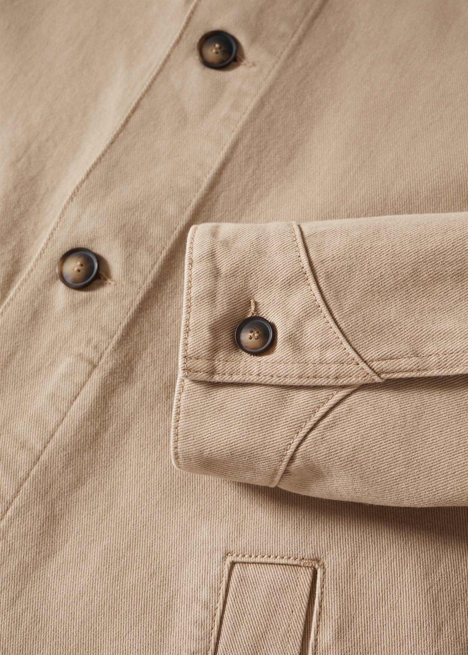 Denim trench coat - Details of the article 7