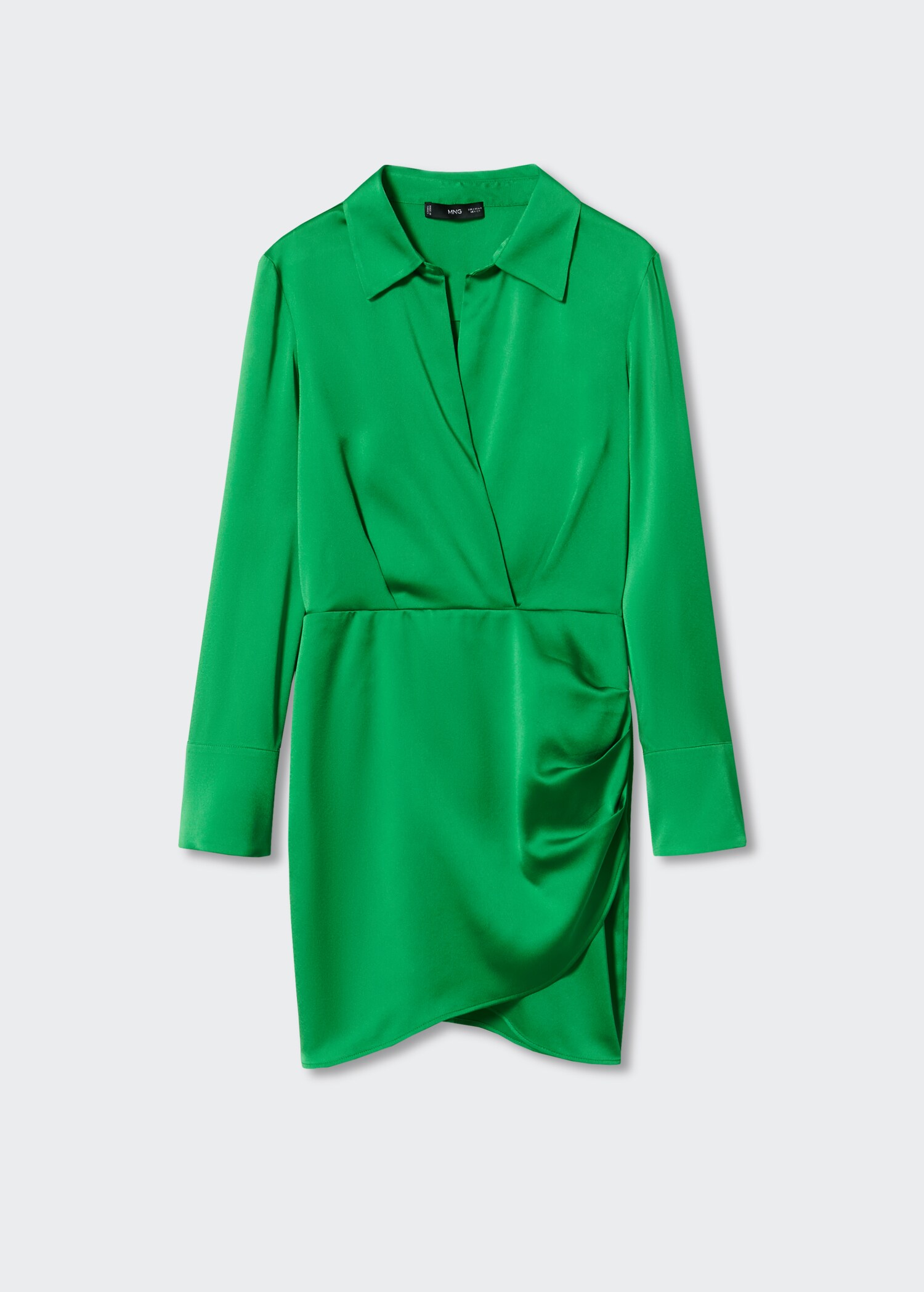 Vestido pormenor franzido - Artigo sem modelo