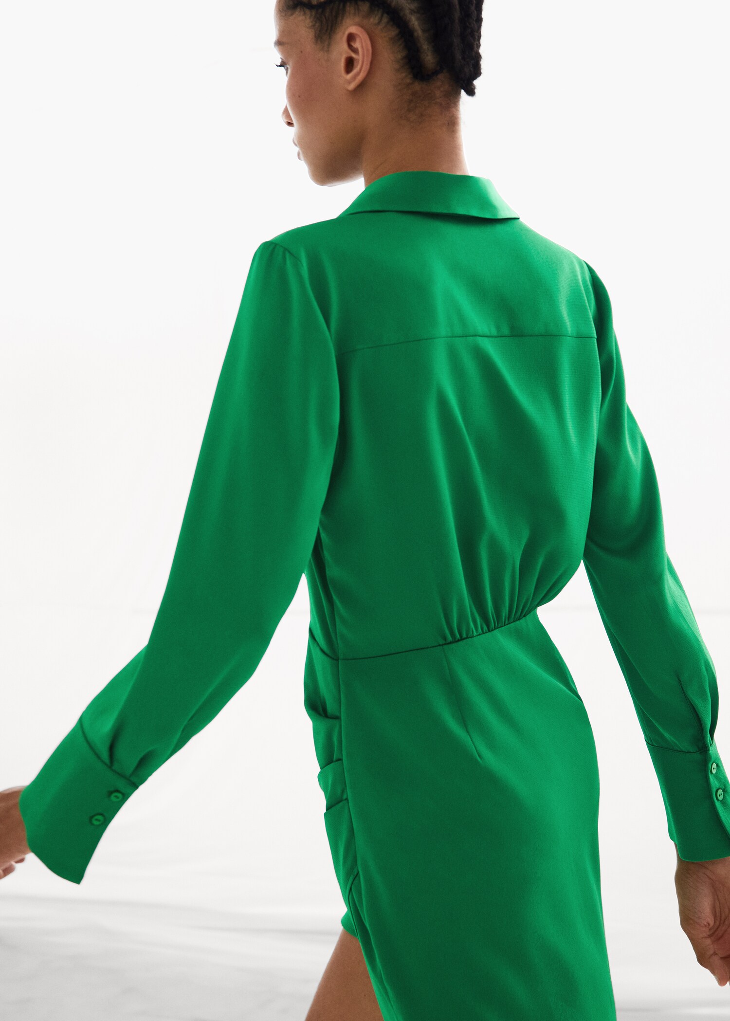 Vestido pormenor franzido - Pormenor do artigo 6