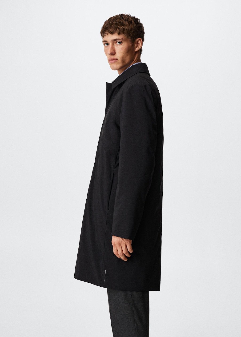 Mango outlet trench coat sales