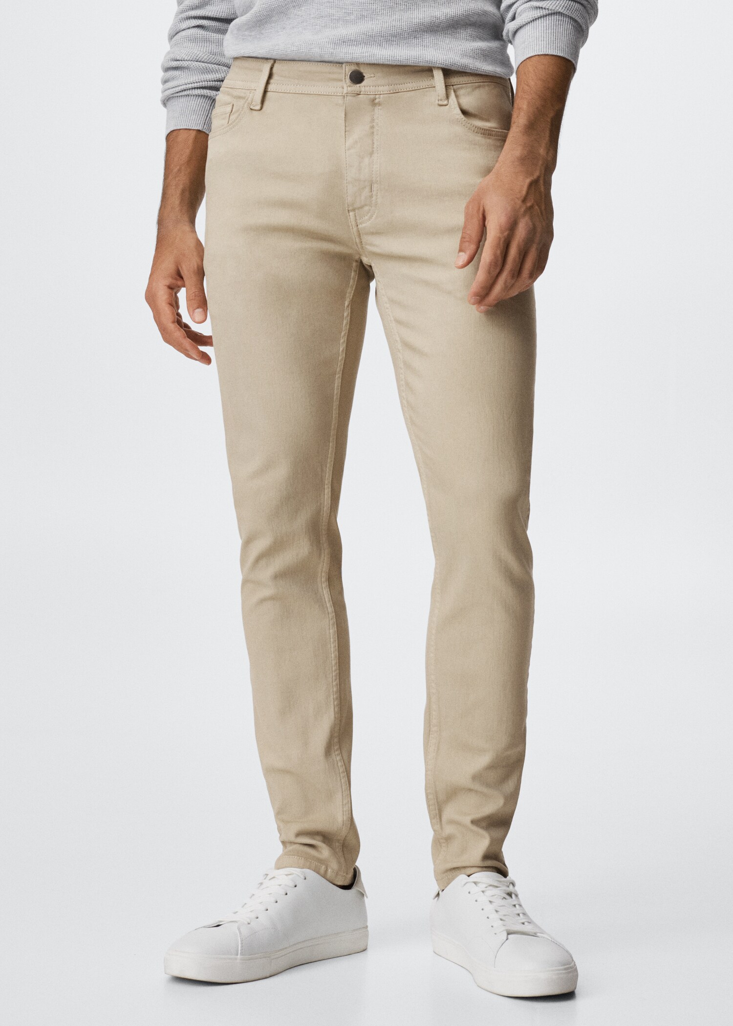 Färg skinny jeans - Bild av mittparti