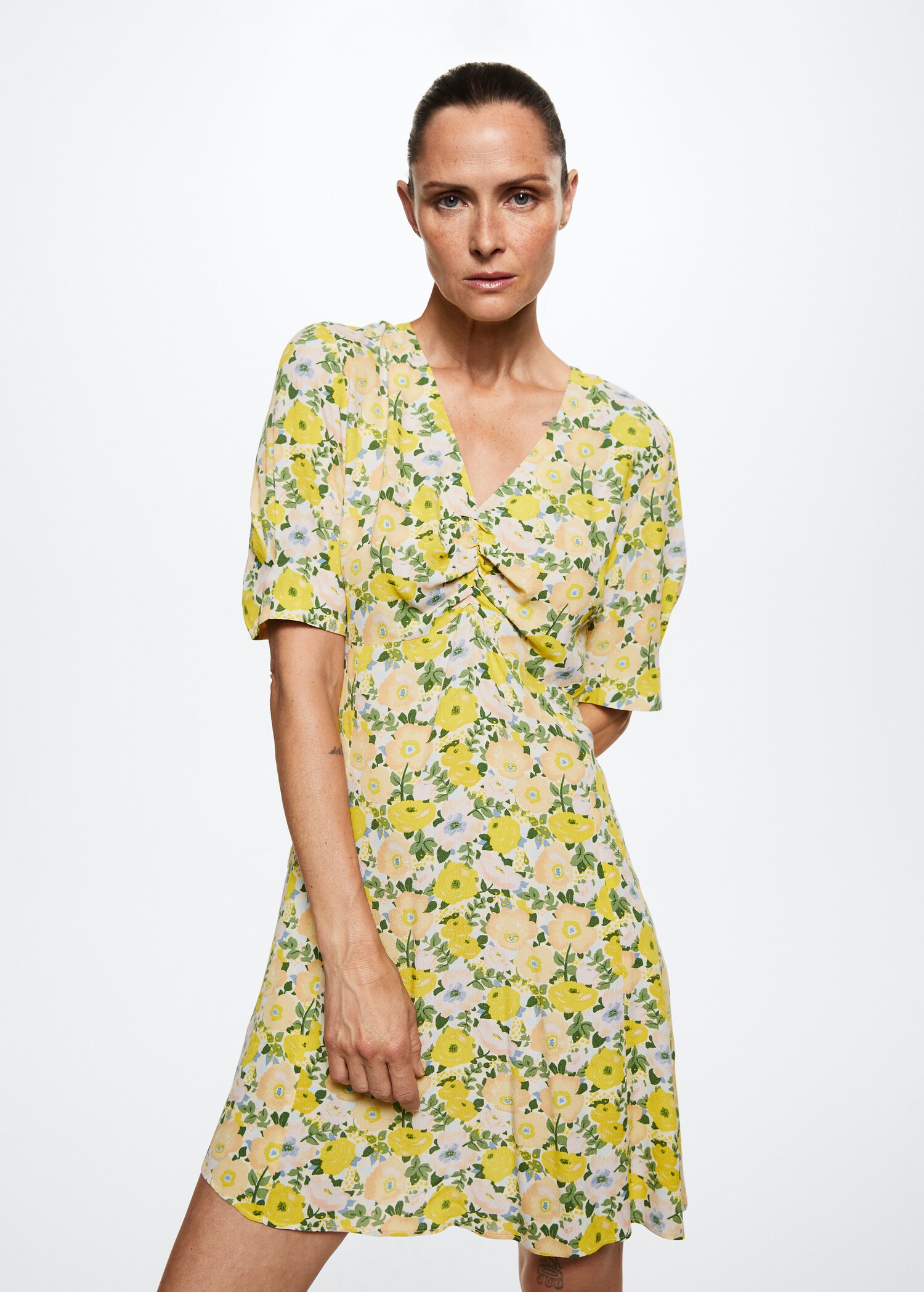 Vestit detall frunzit - Pla mig