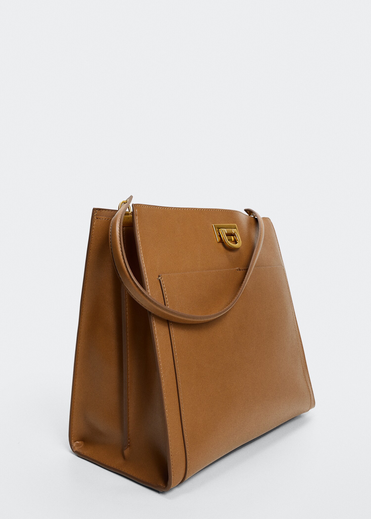 Bolso cuadrado asa corta - Plano medio