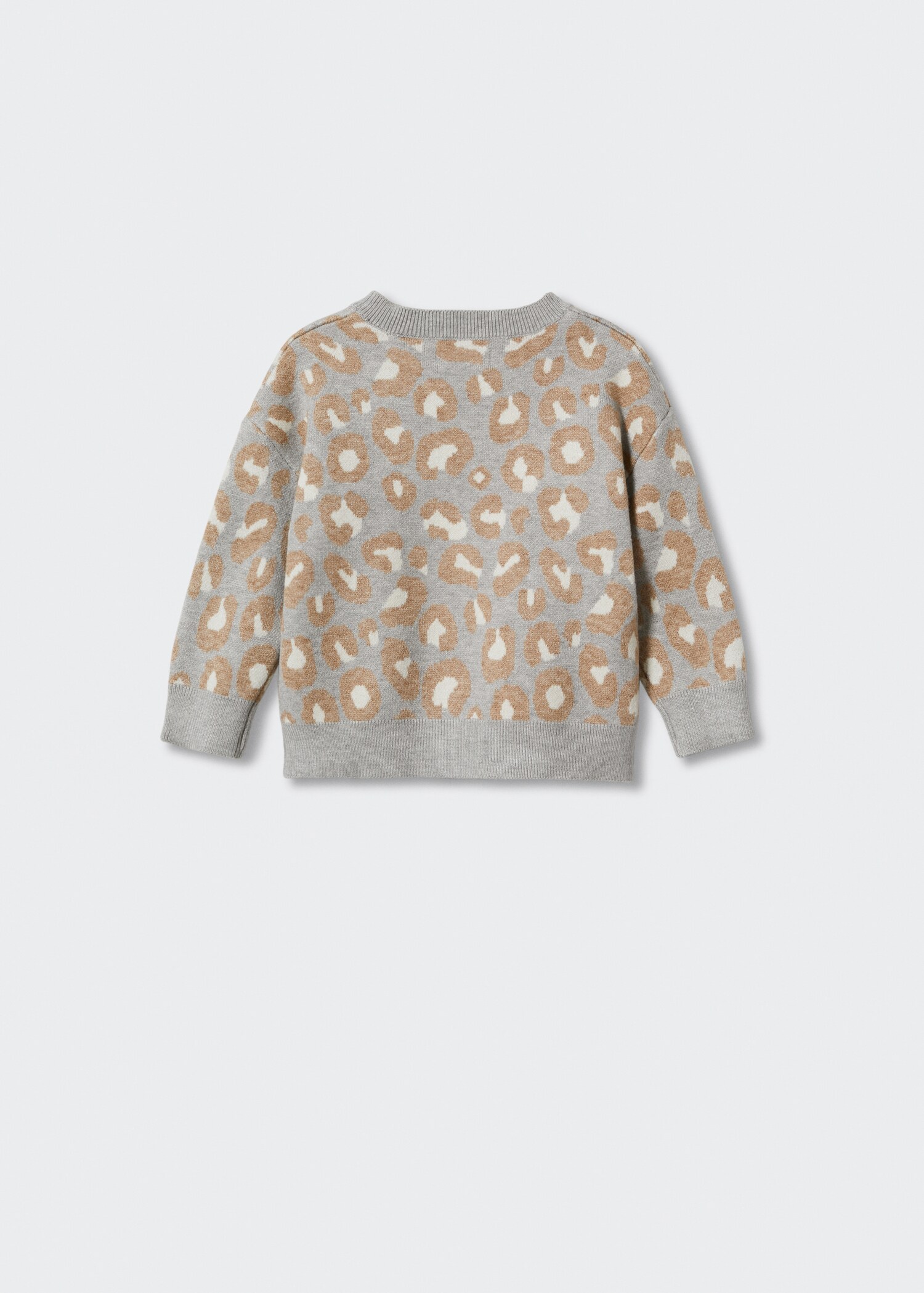 Gemusterter Strickpullover - Rückseite des Artikels