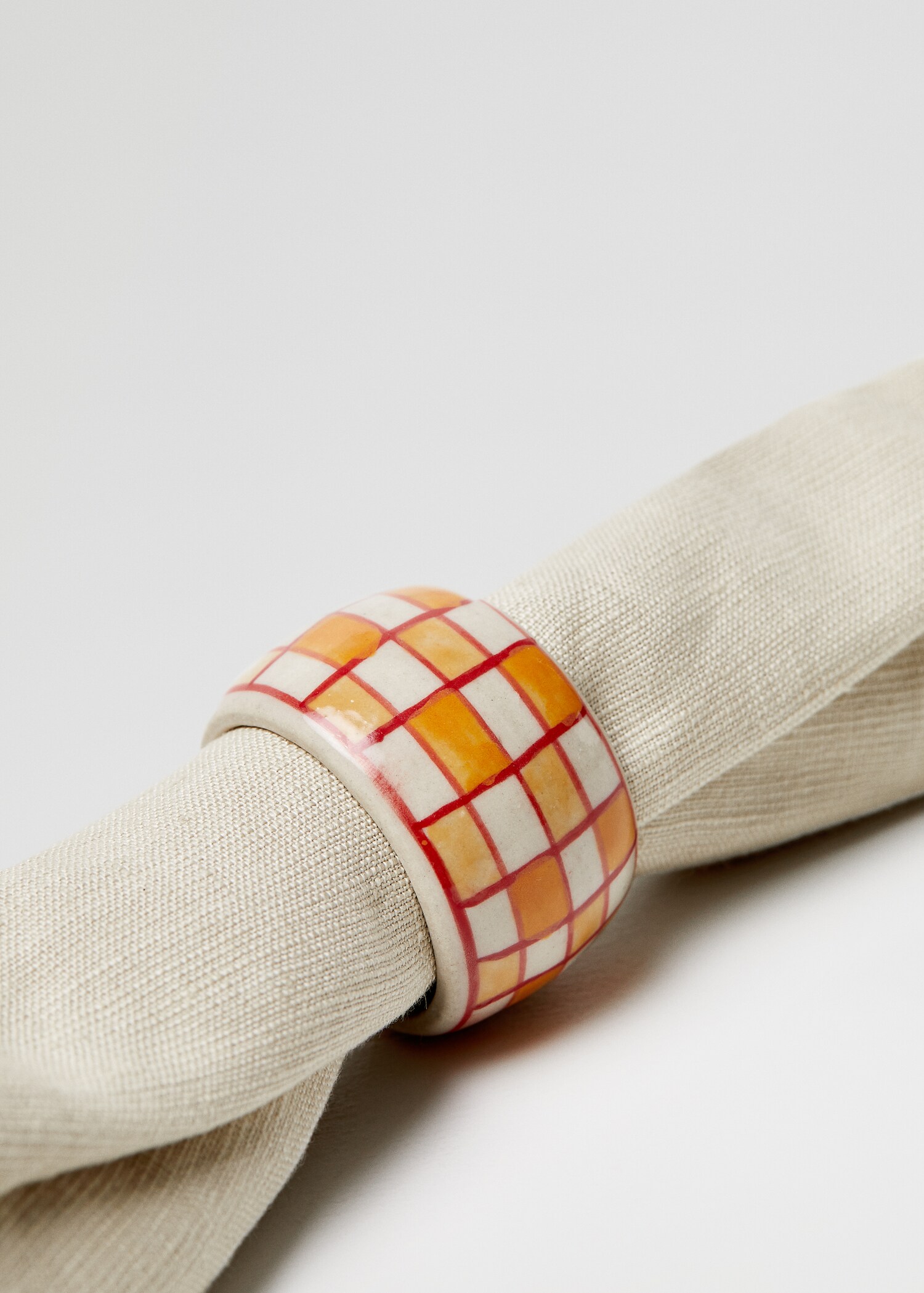 Farbig sortierte Serviettenringe (4er-Pack) - Detail des Artikels 2