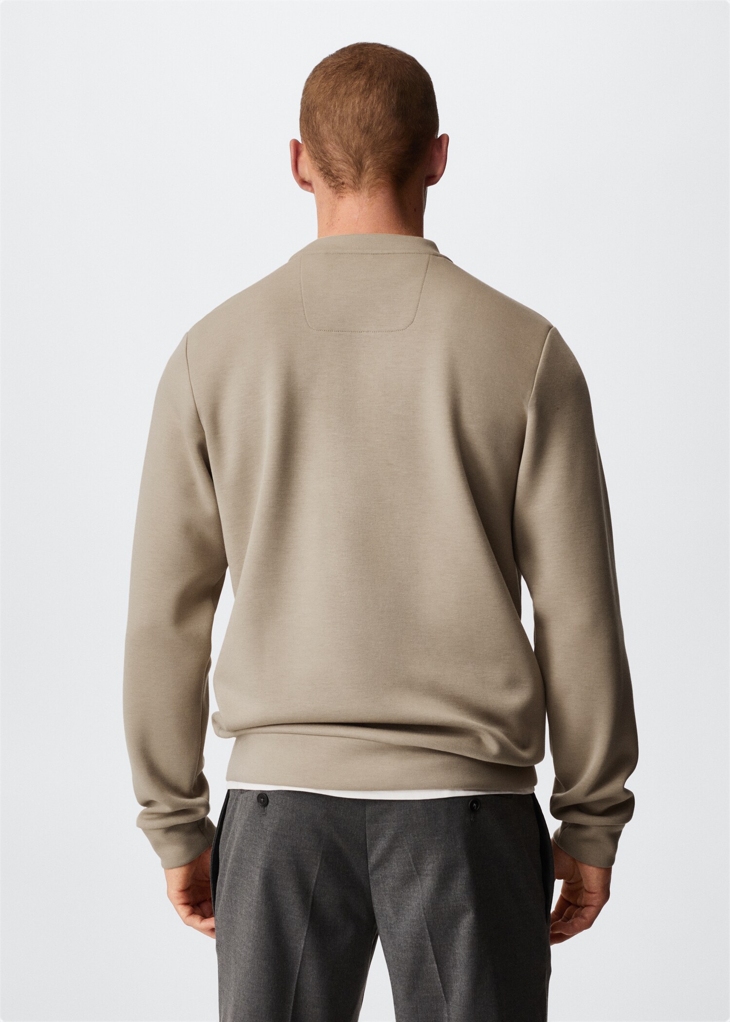 Breathable antibacterial sweatshirt - Reverse of the article