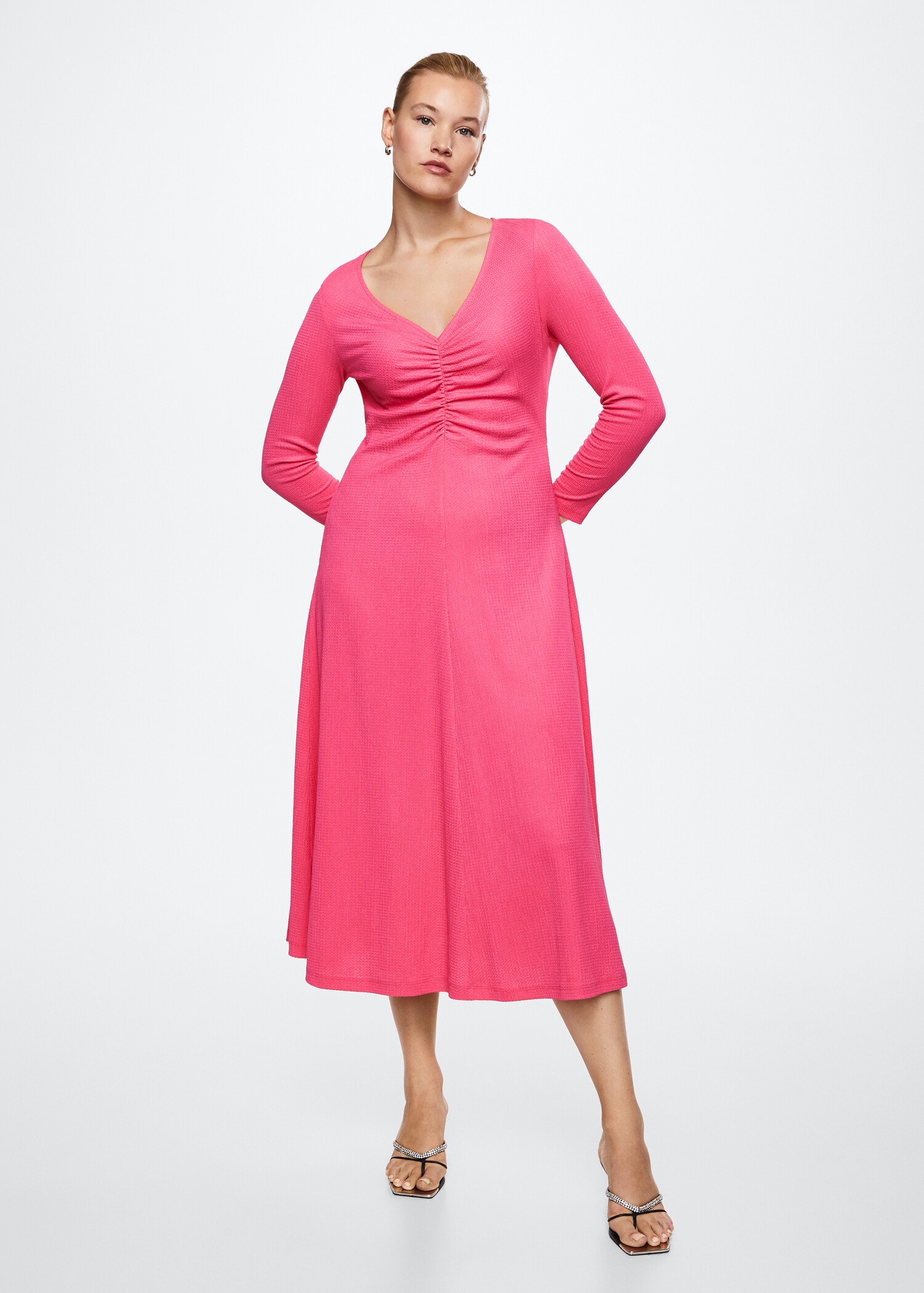 Ruched detail dress - Details of the article 3