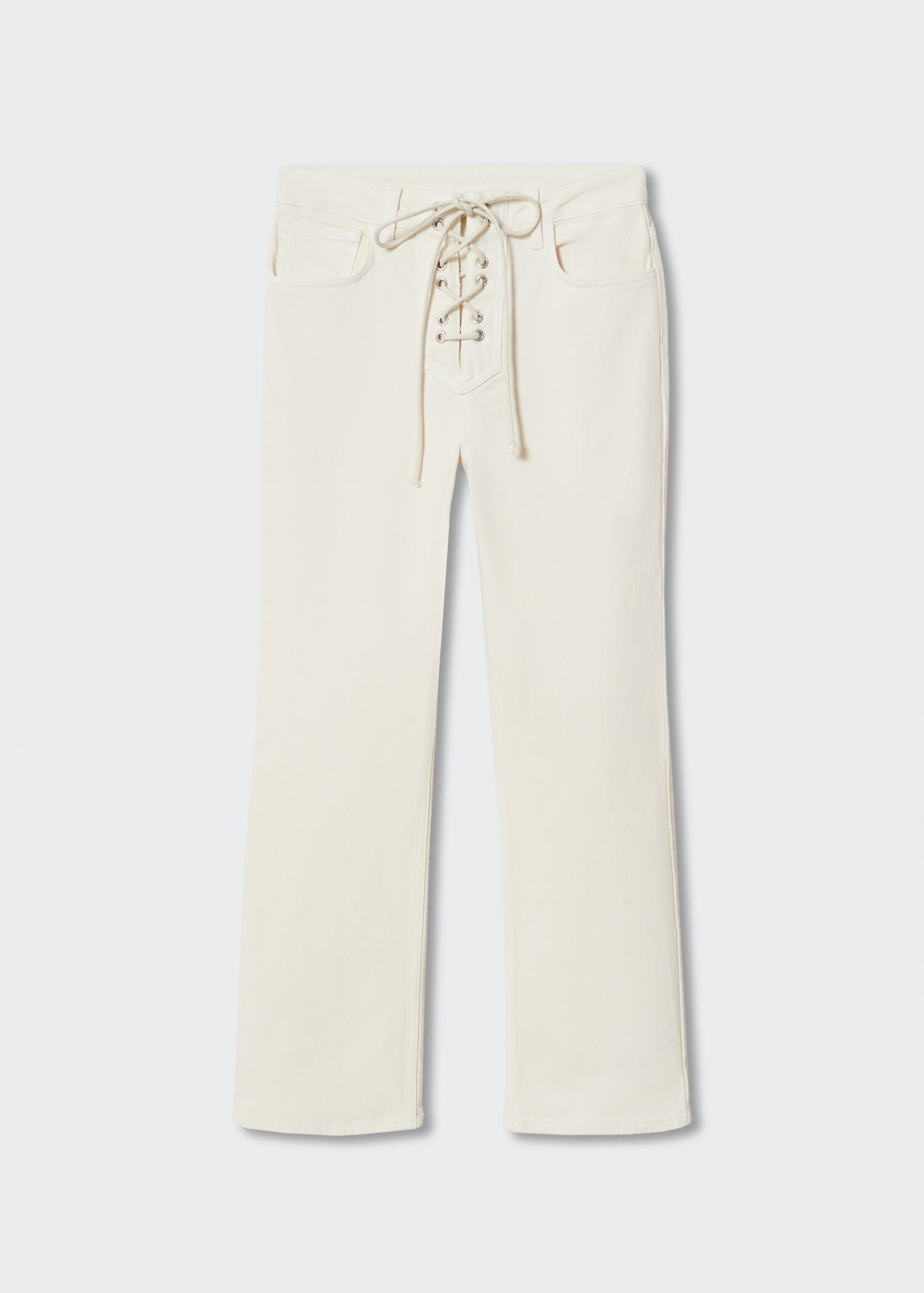 Rechte jeans met koord - Artikel zonder model