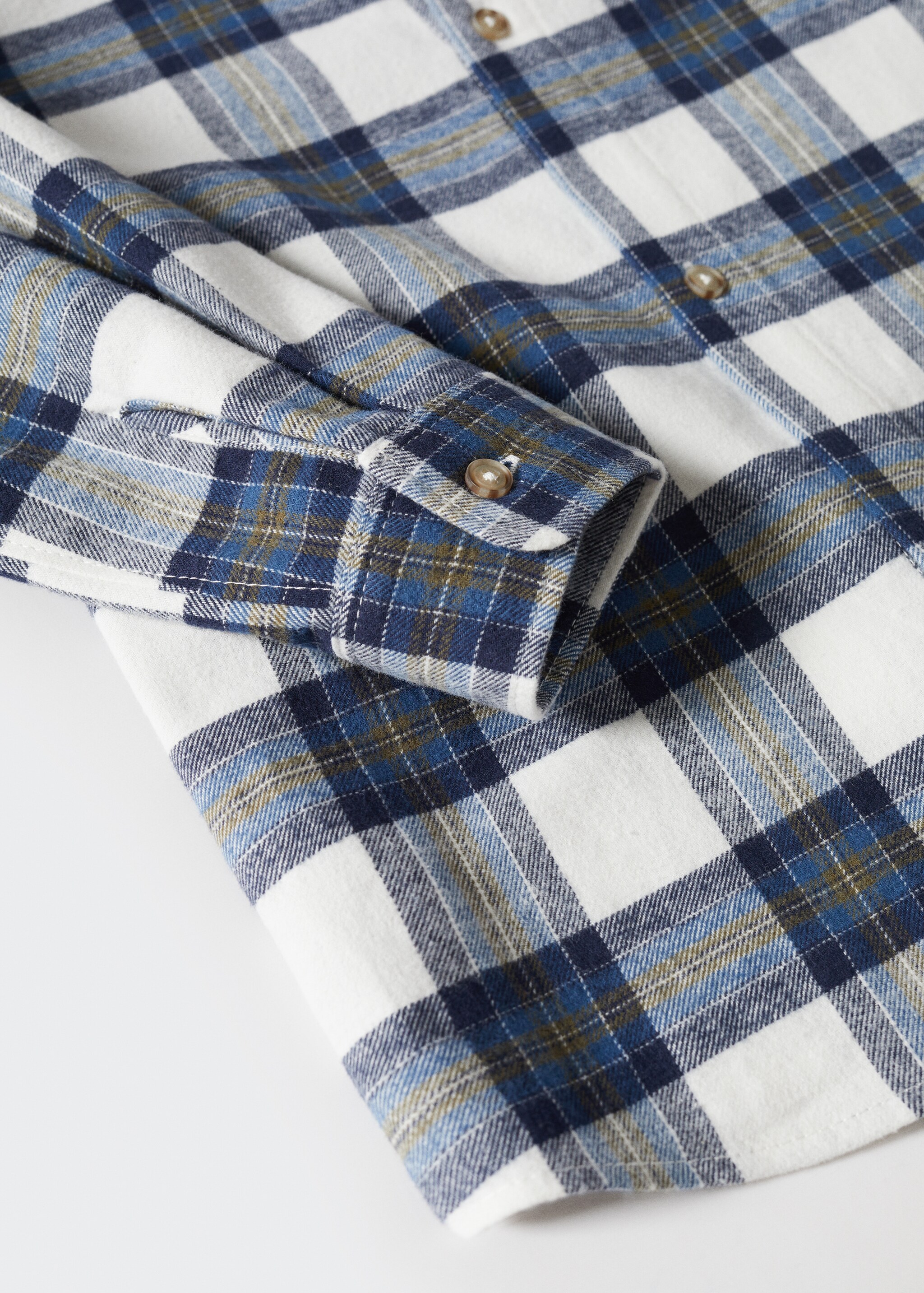 Check cotton shirt - Details of the article 8
