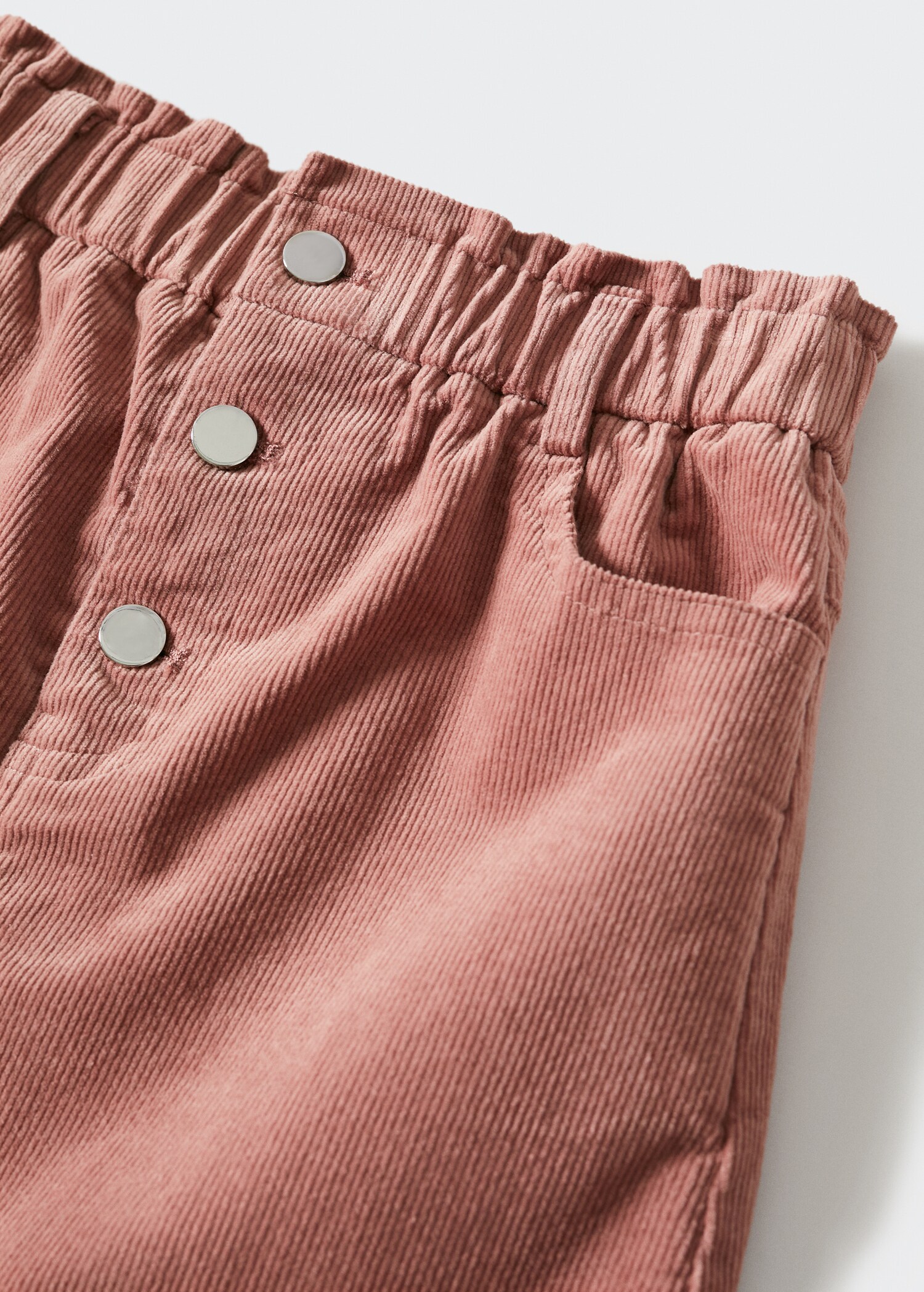 Buttoned corduroy skirt - Details of the article 8