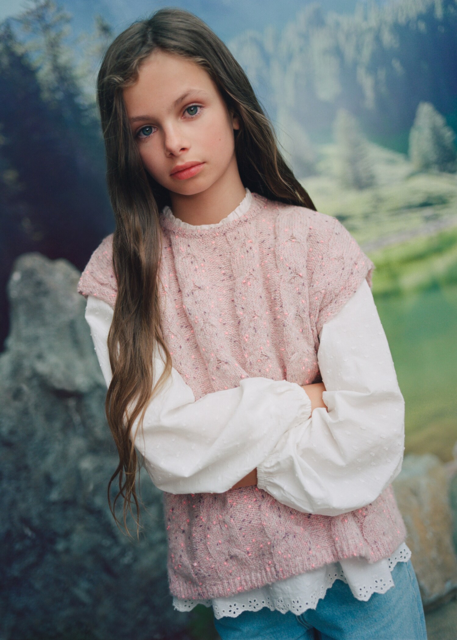 Ruffled plumeti blouse - Details of the article 5