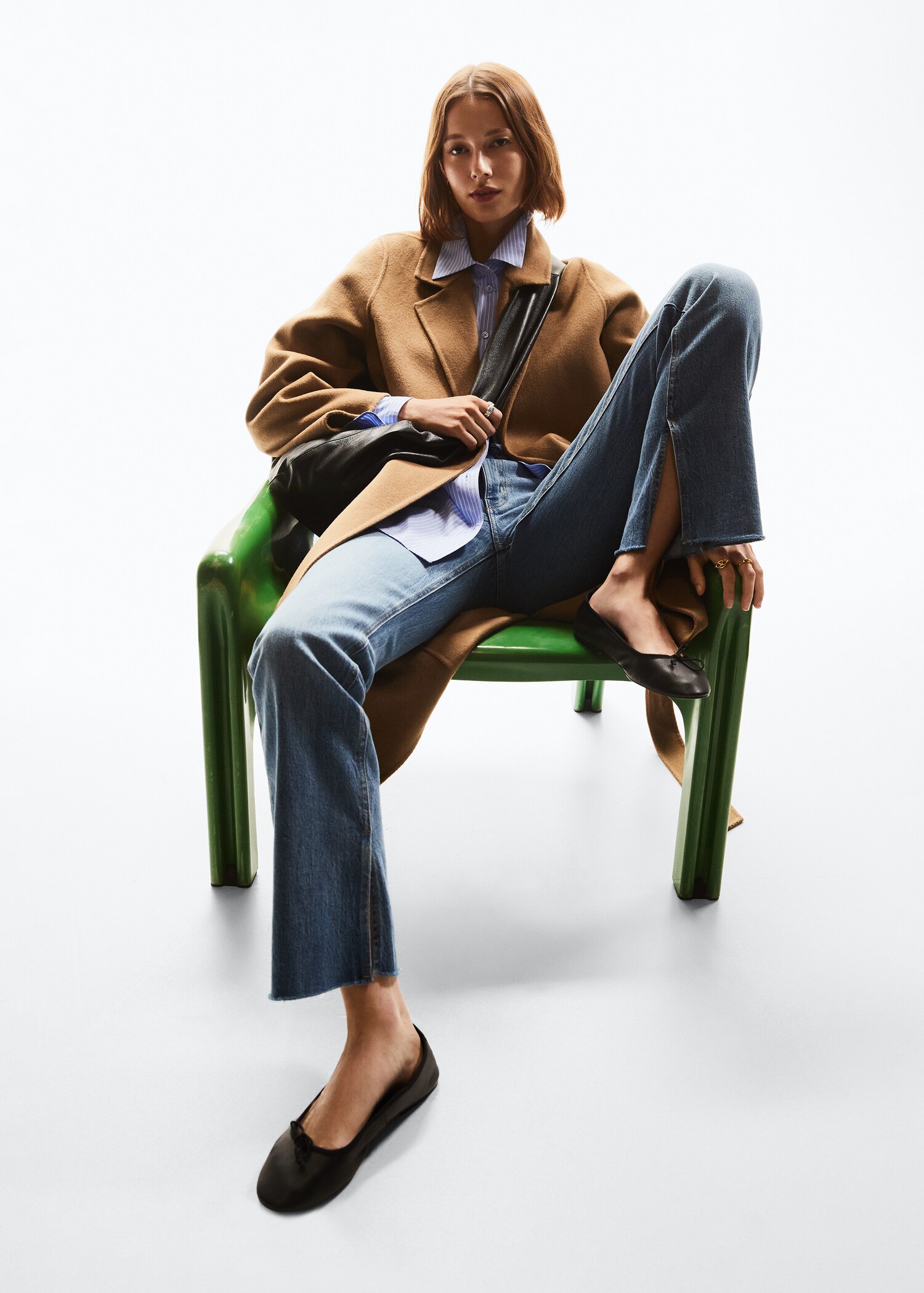 Manteau fait main avec ceinture - Détail de l'article 2