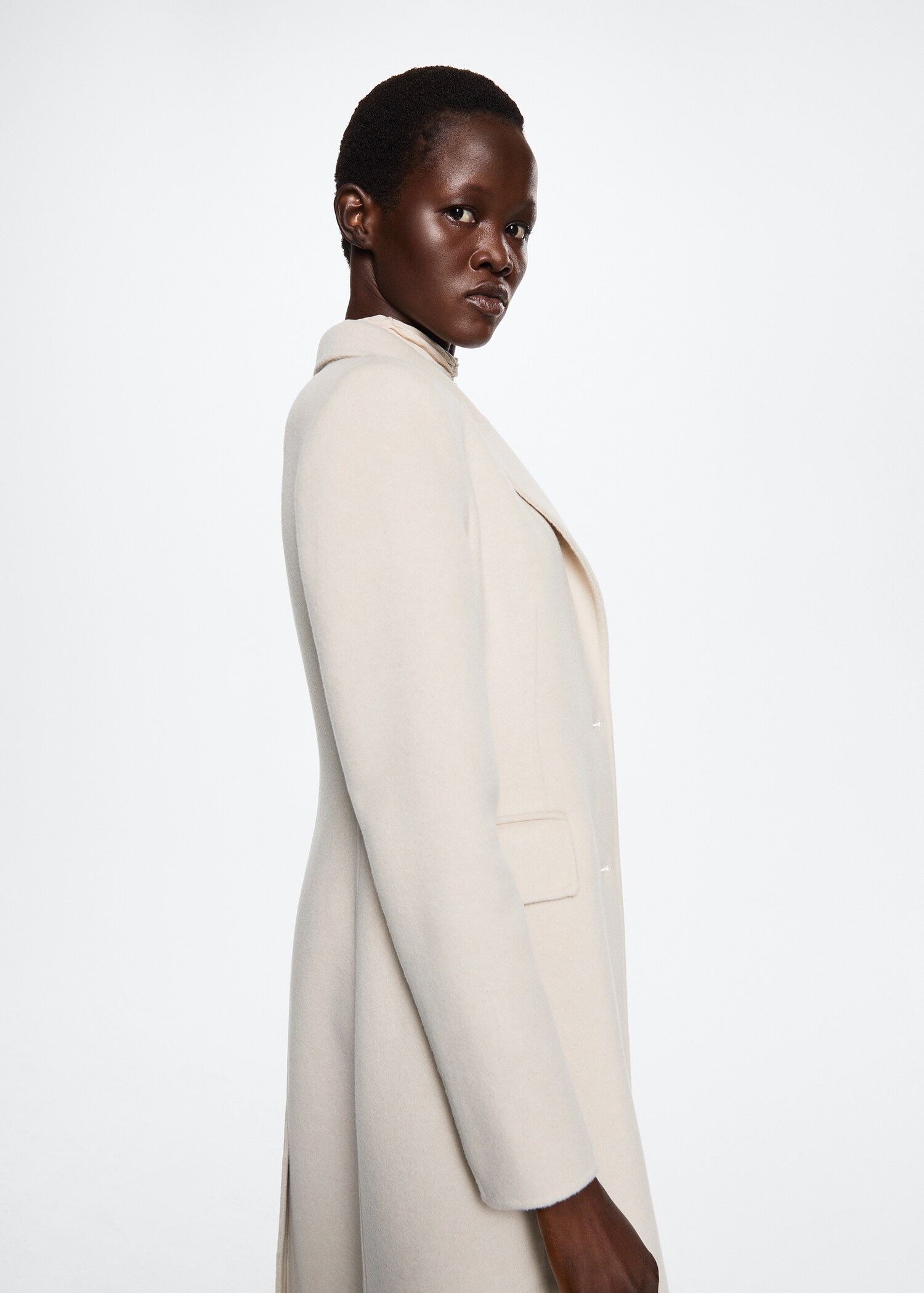 Manteau laine ajusté fait main - Détail de l'article 2